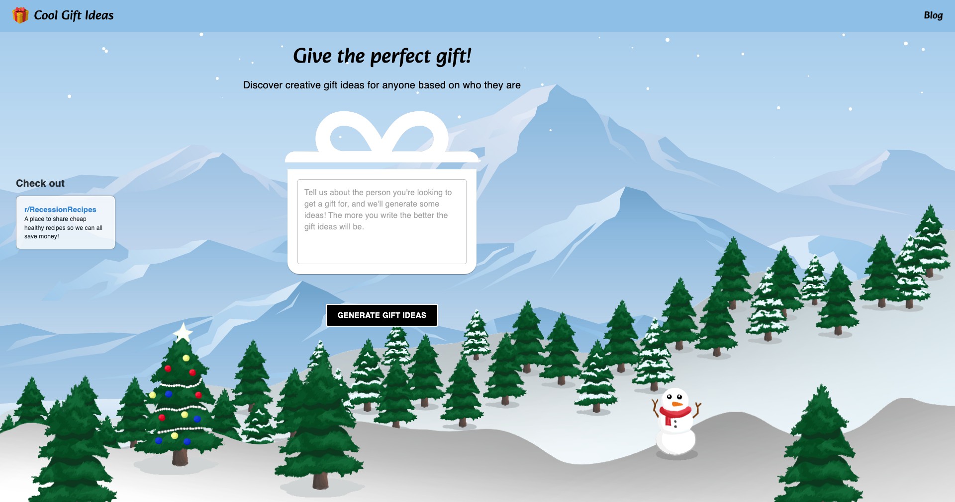 Cool Gift Ideas Screenshot