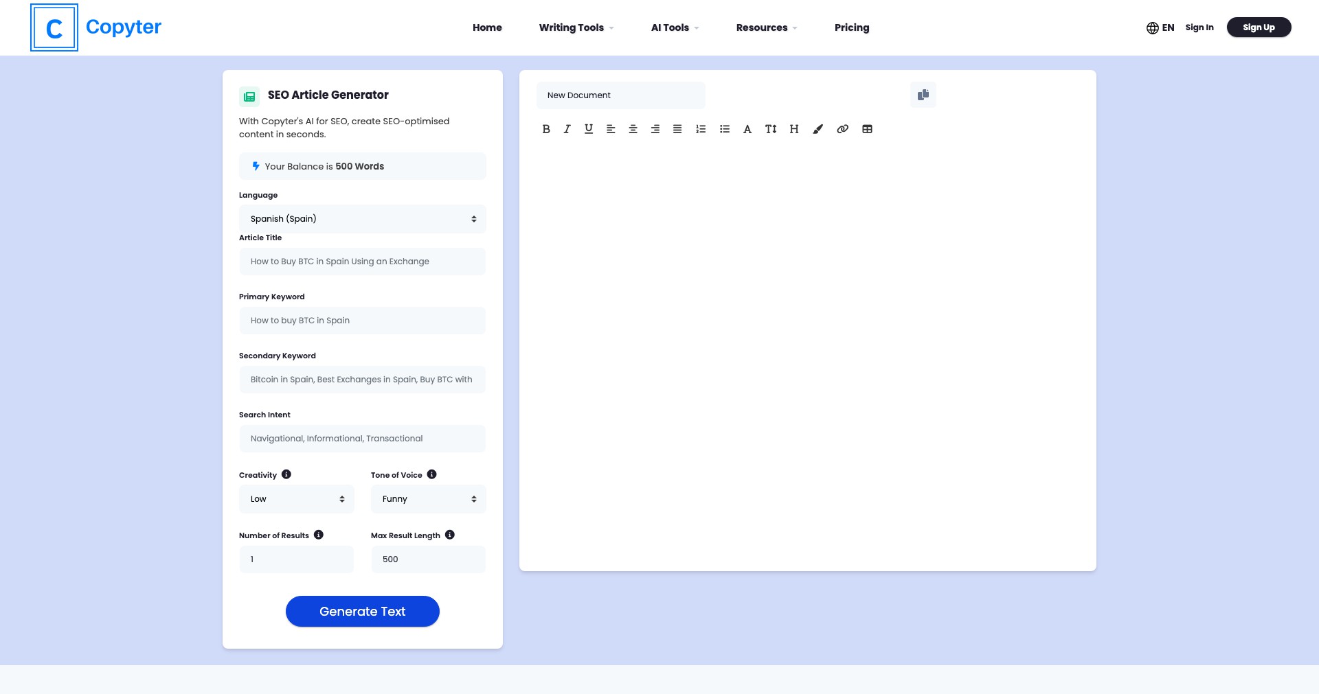 Copyter Screenshot