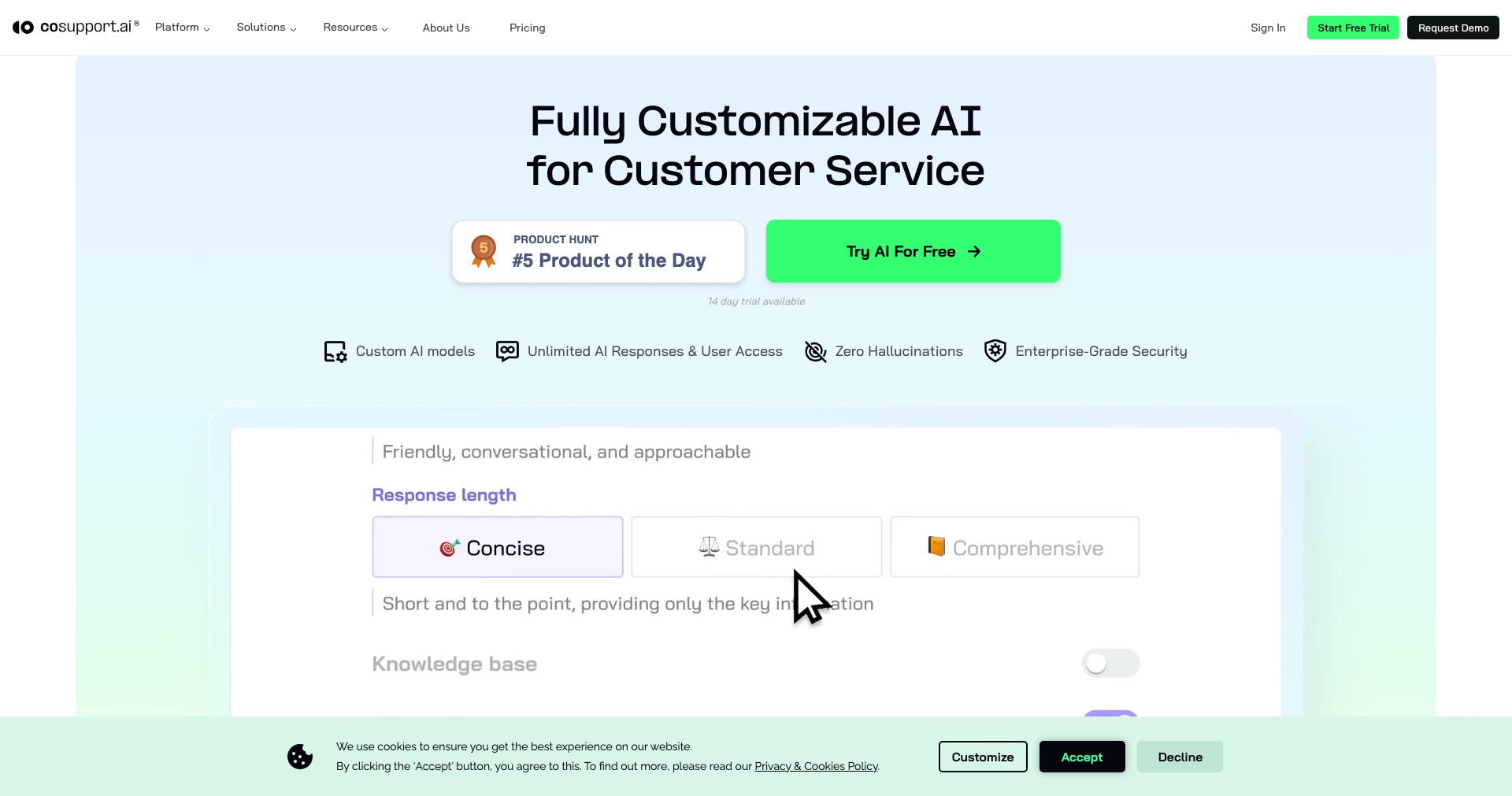 CoSupport AI v1.0.1 Screenshot