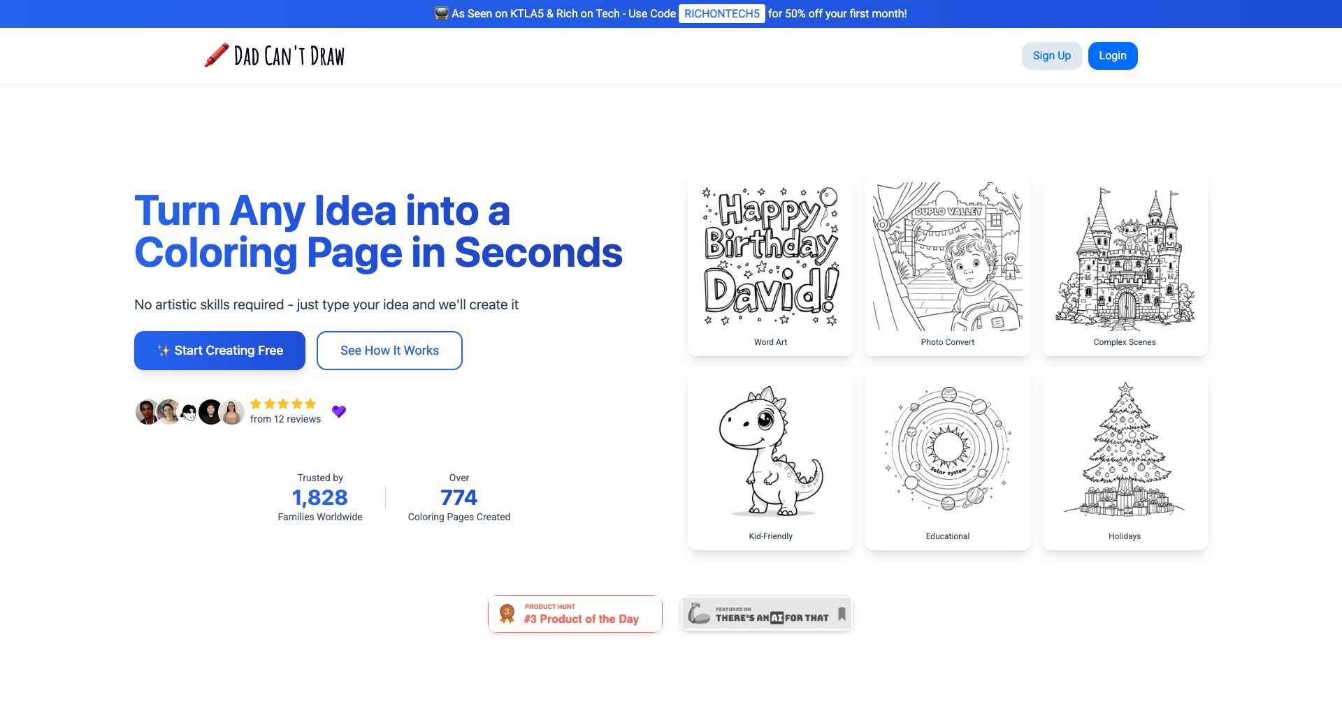 Dad Can't Draw Screenshot