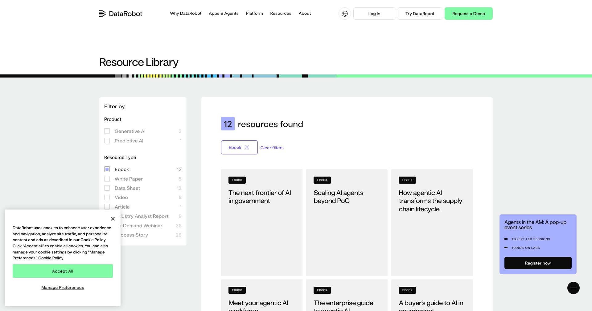 DataRobot Screenshot