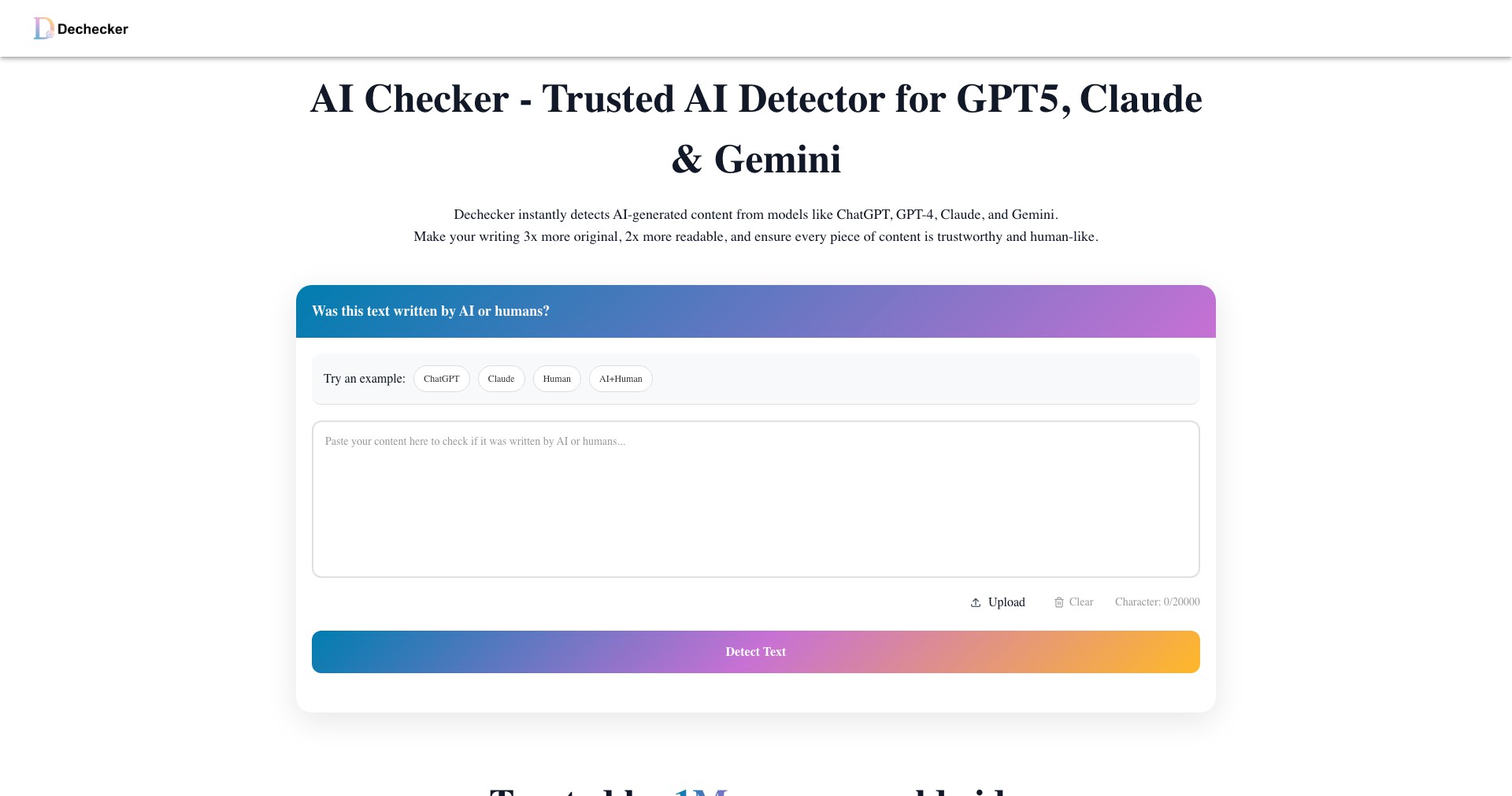 Dechecker AI Screenshot