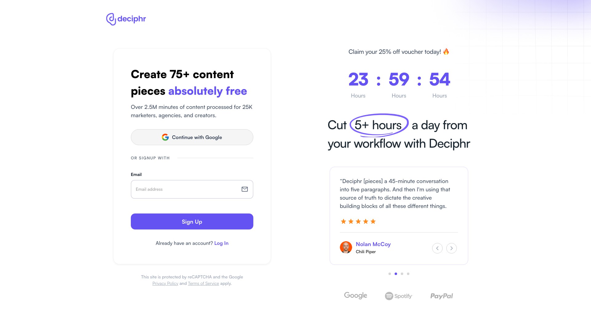 Deciphr Screenshot
