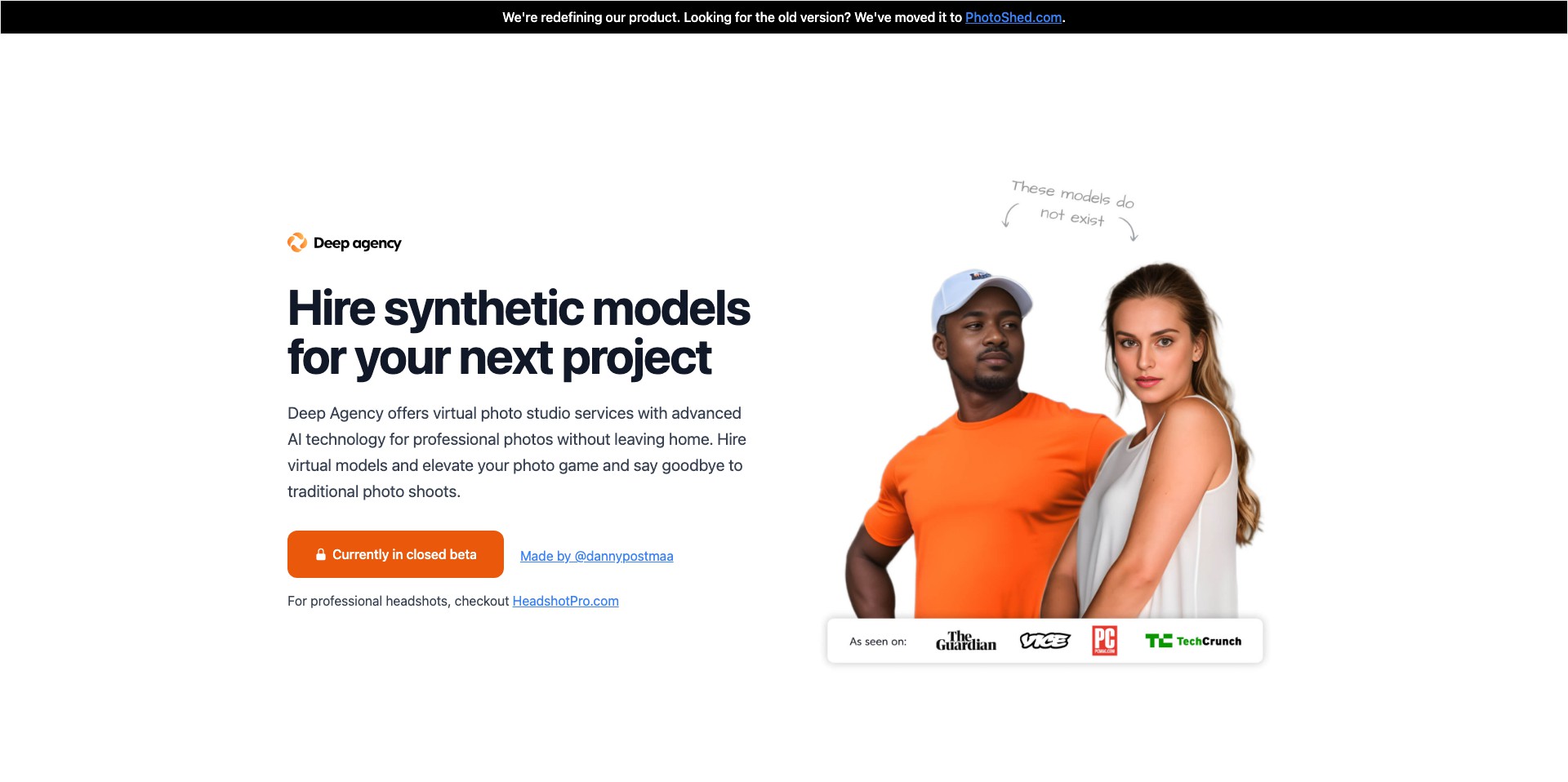 Deep Agency Screenshot