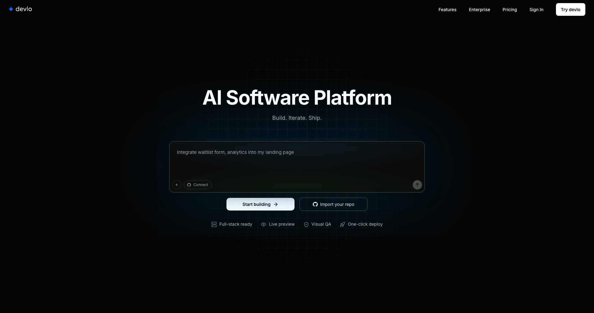 devlo v2.1.0 Screenshot