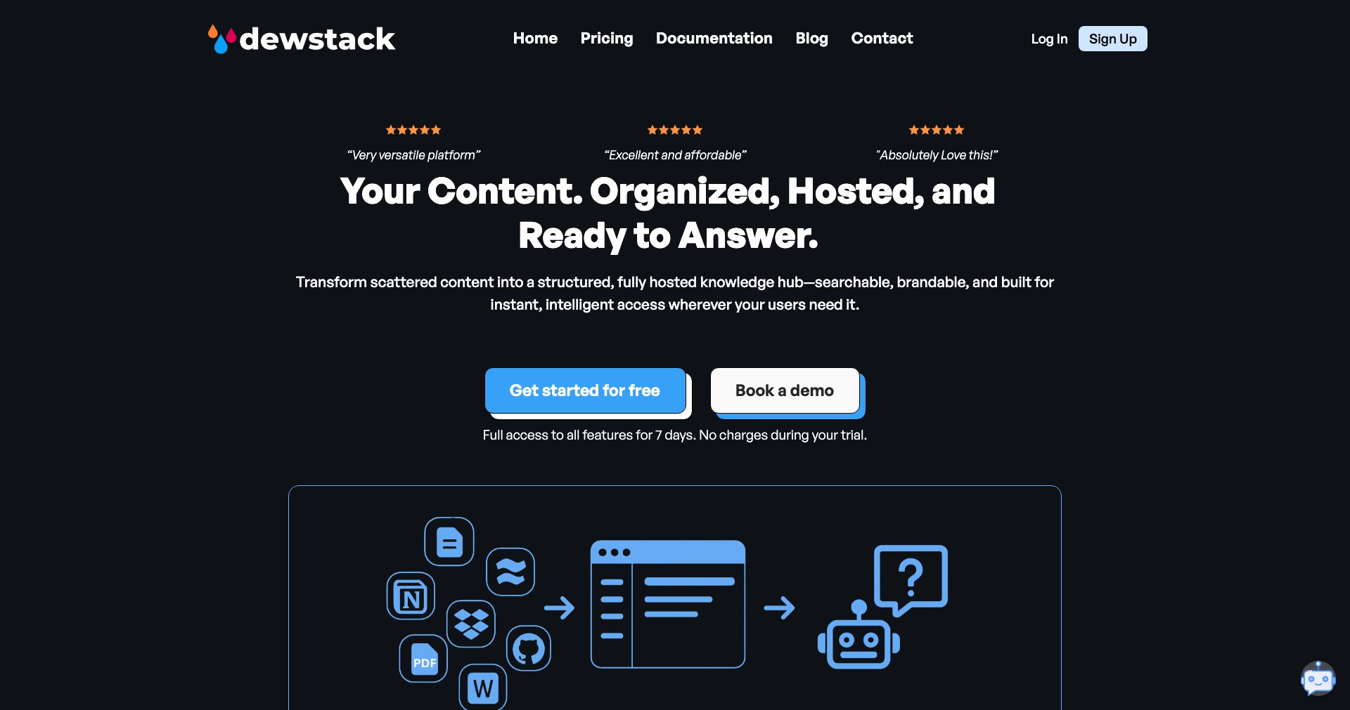 Dewstack Screenshot