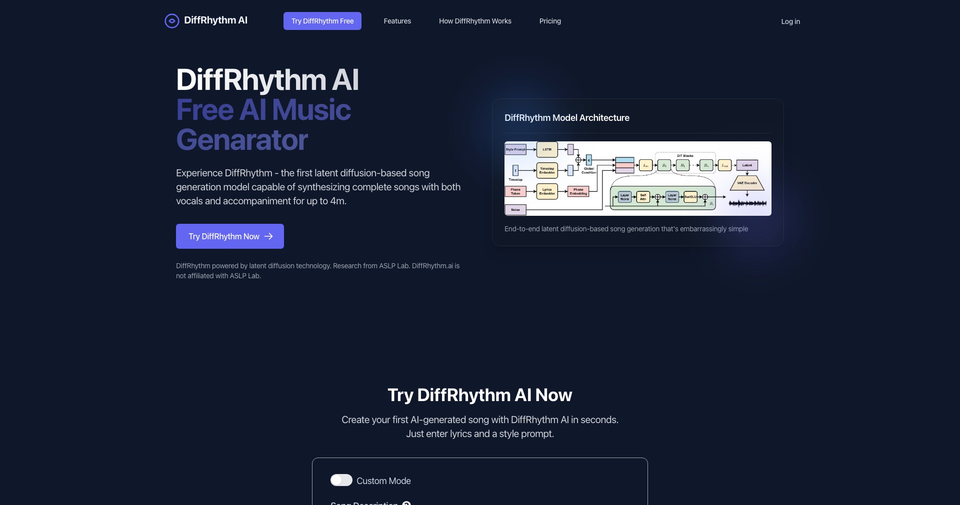 DiffRhythm Screenshot