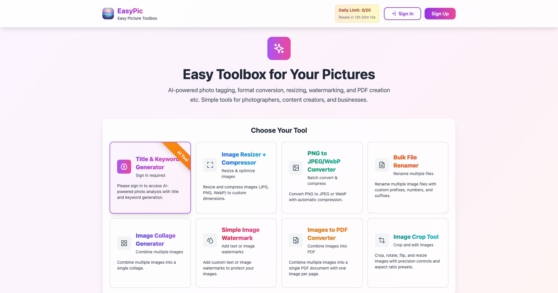 EasyPic.app Screenshot