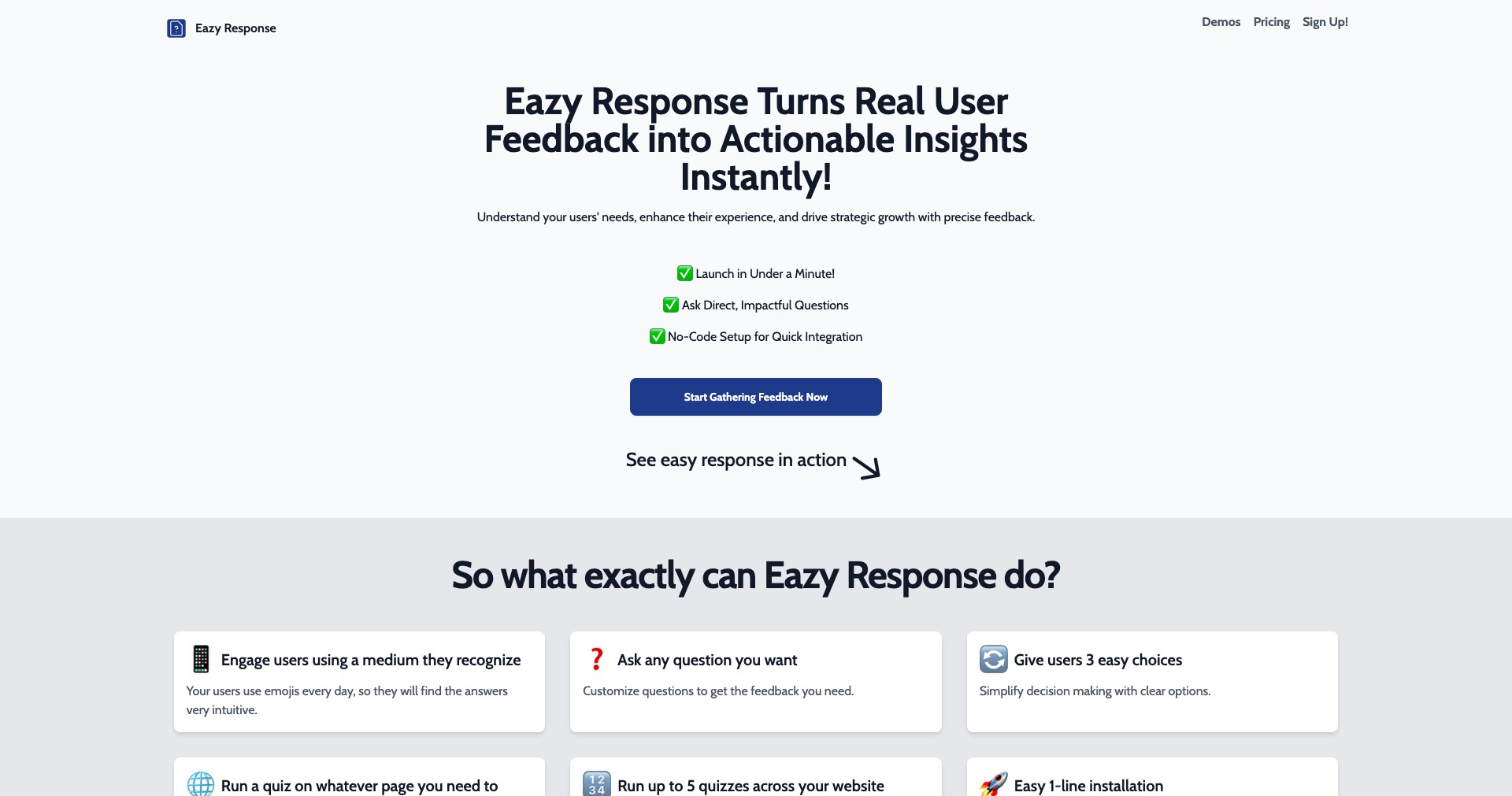 Eazy Response Screenshot