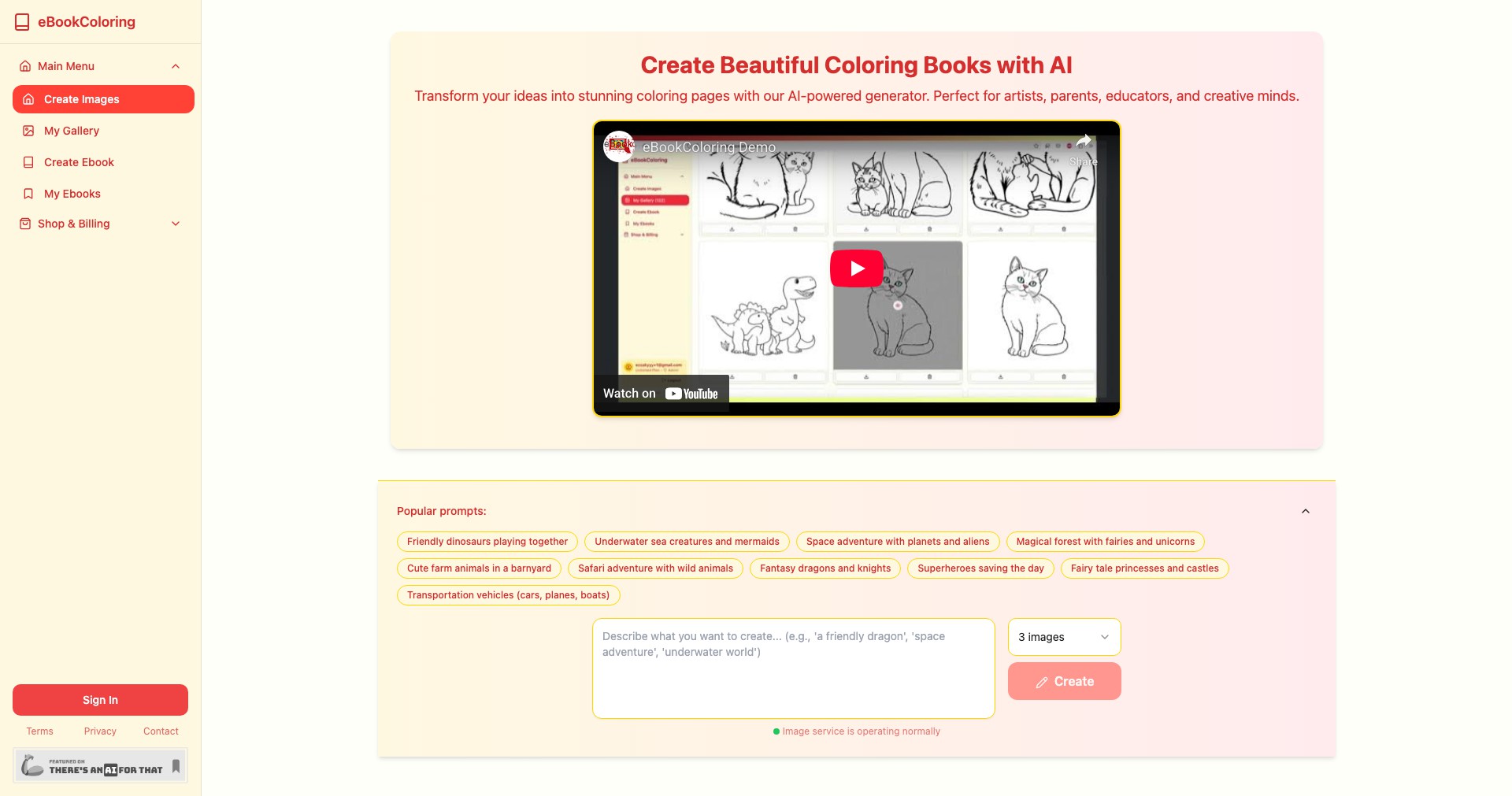 eBookColoring Screenshot