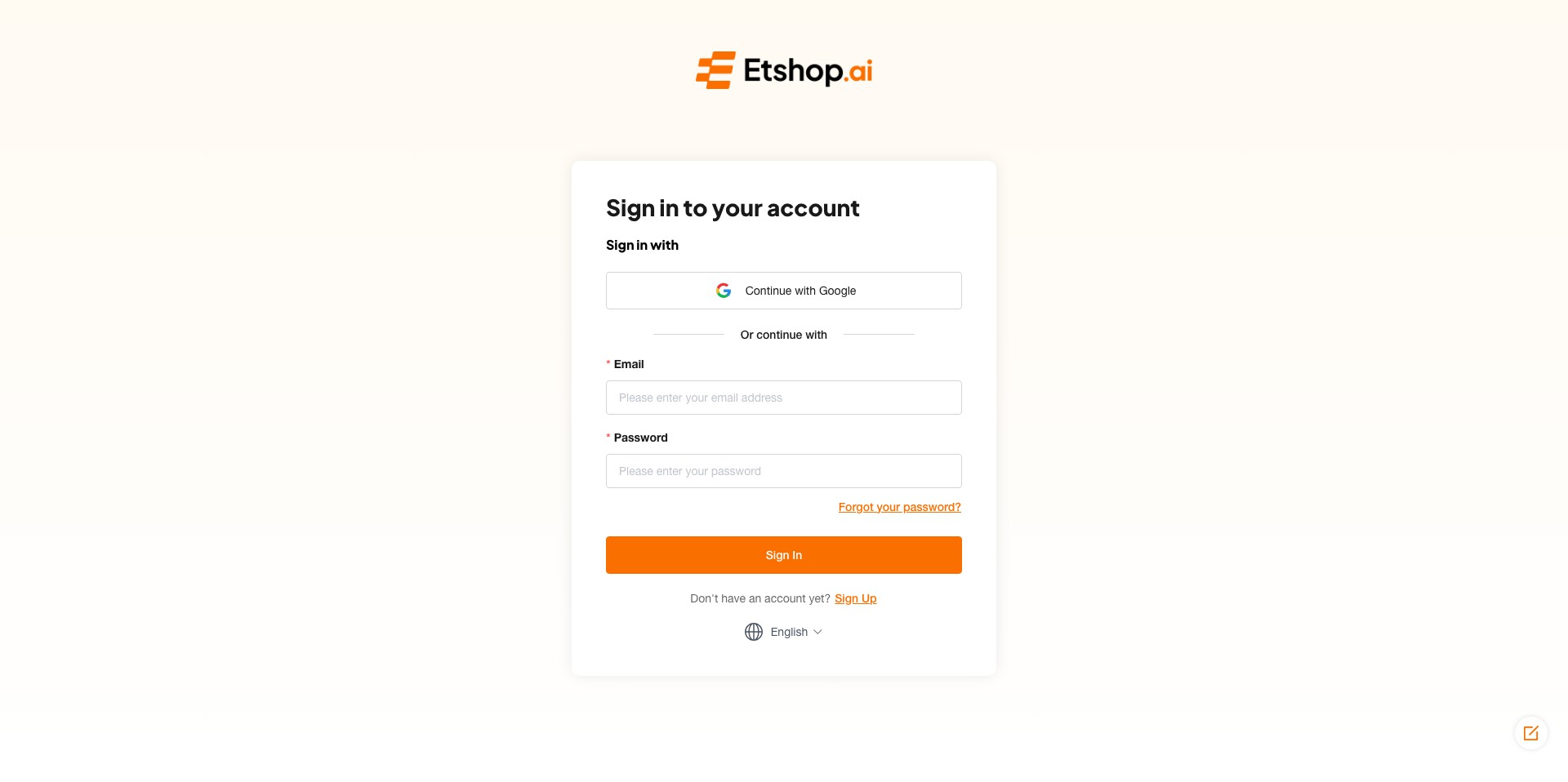 Etshop Screenshot