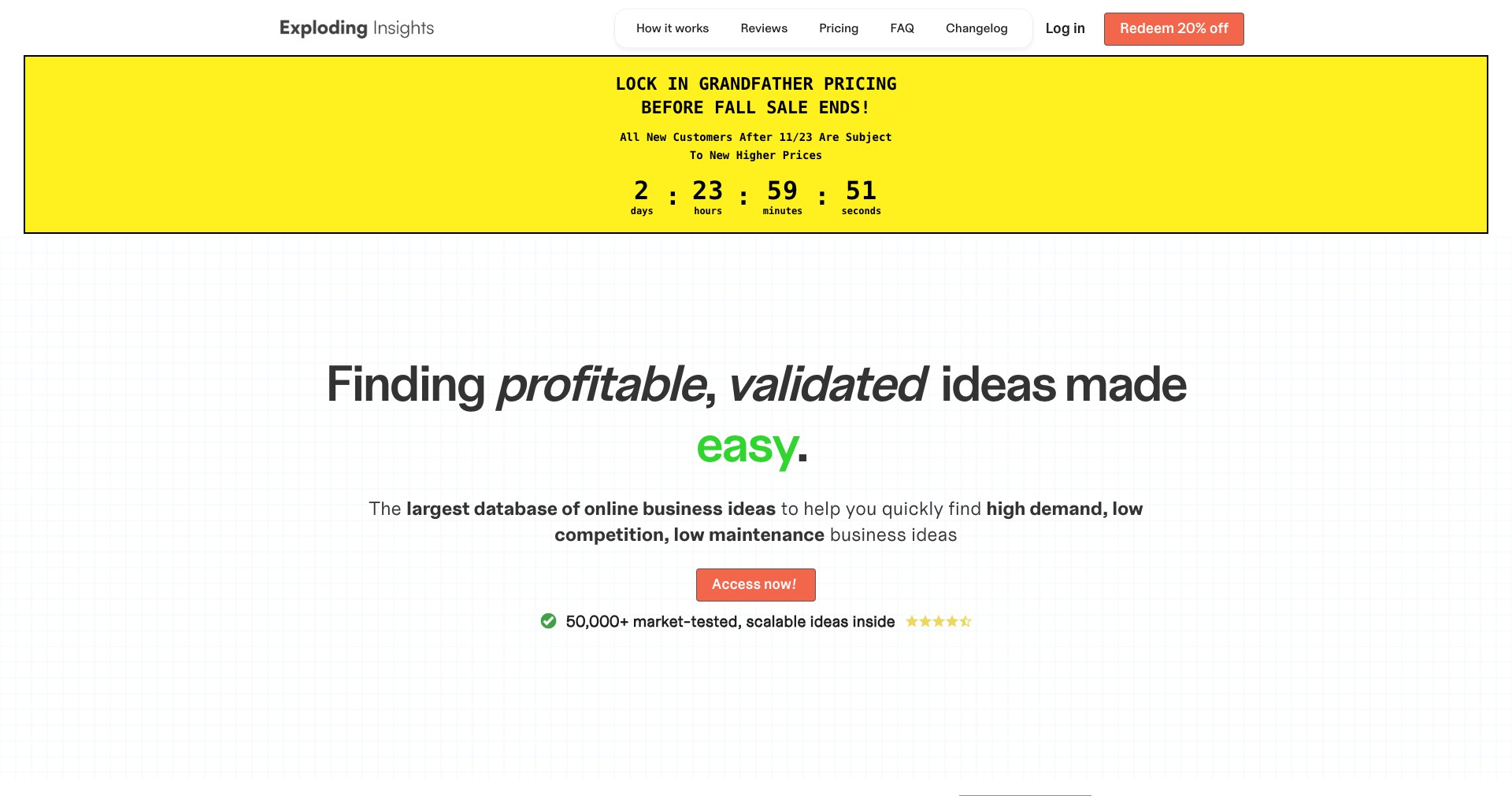 Exploding Insights Screenshot
