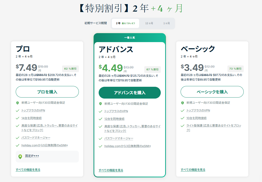 ExpressVPN plans and pricing