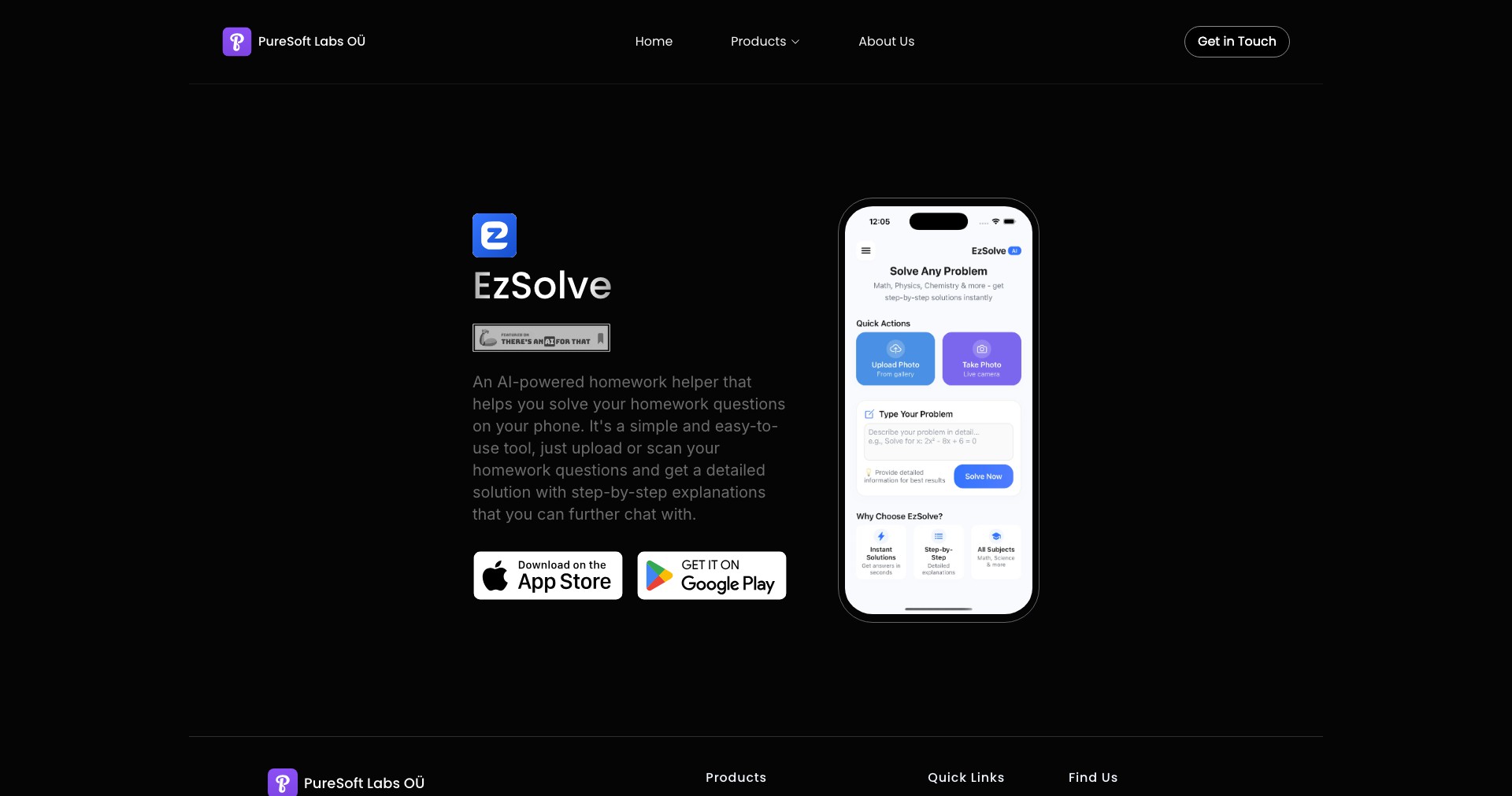 EzSolve Screenshot