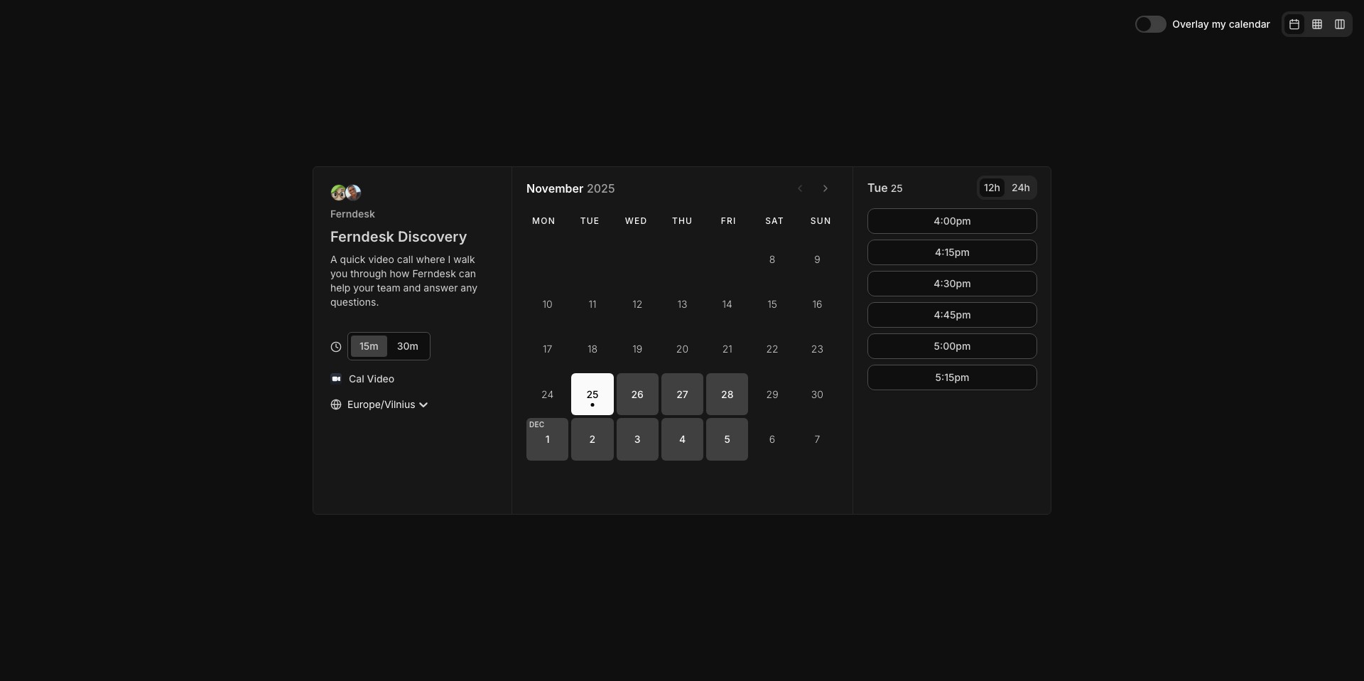 Ferndesk Screenshot