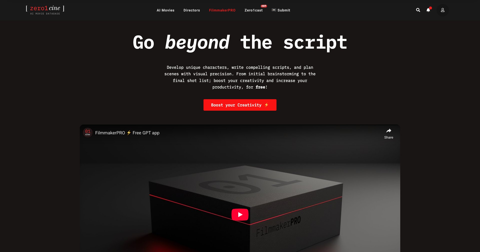 FilmmakerPRO Screenshot