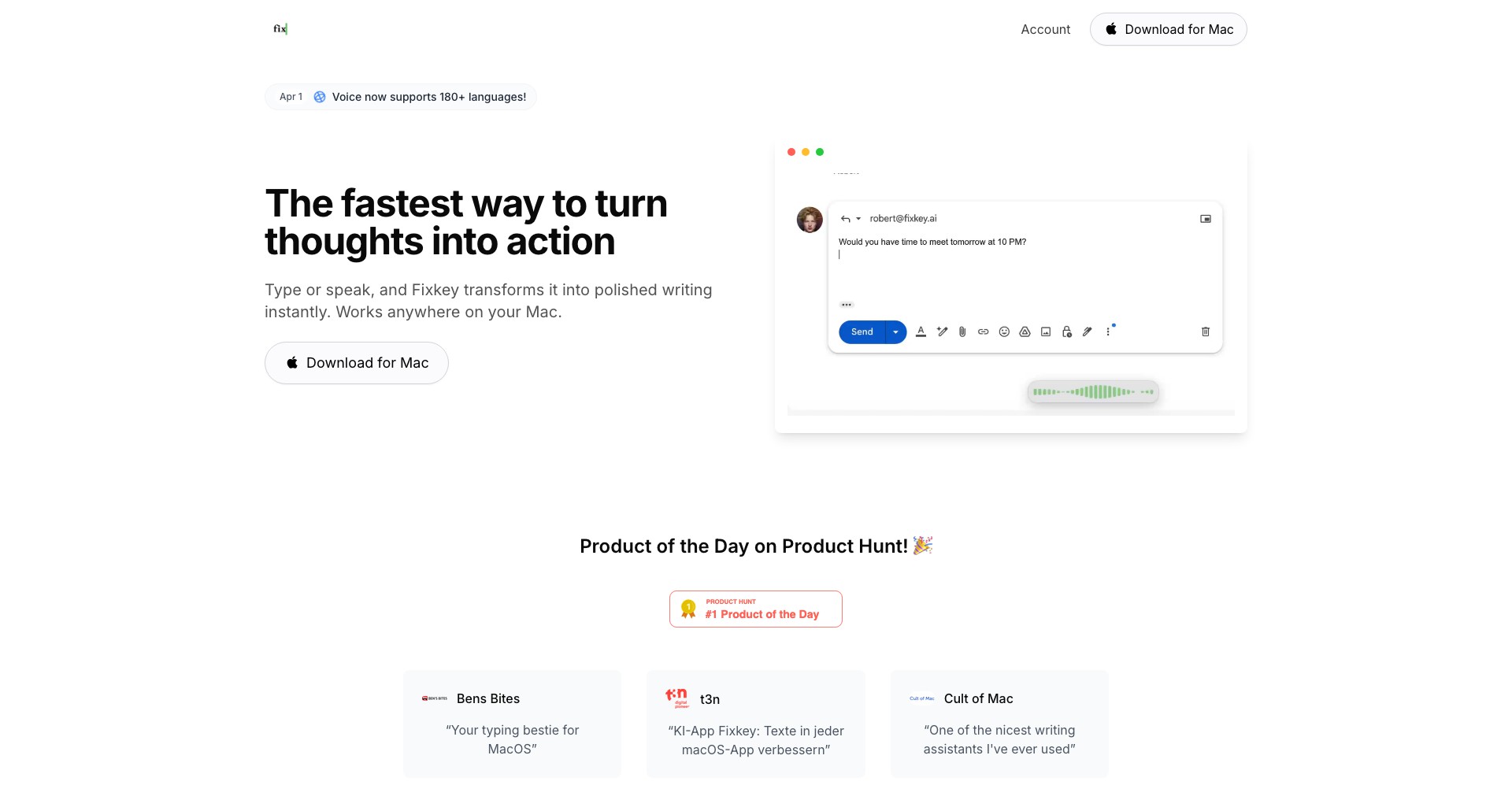 Fixkey v2.0.0 Screenshot