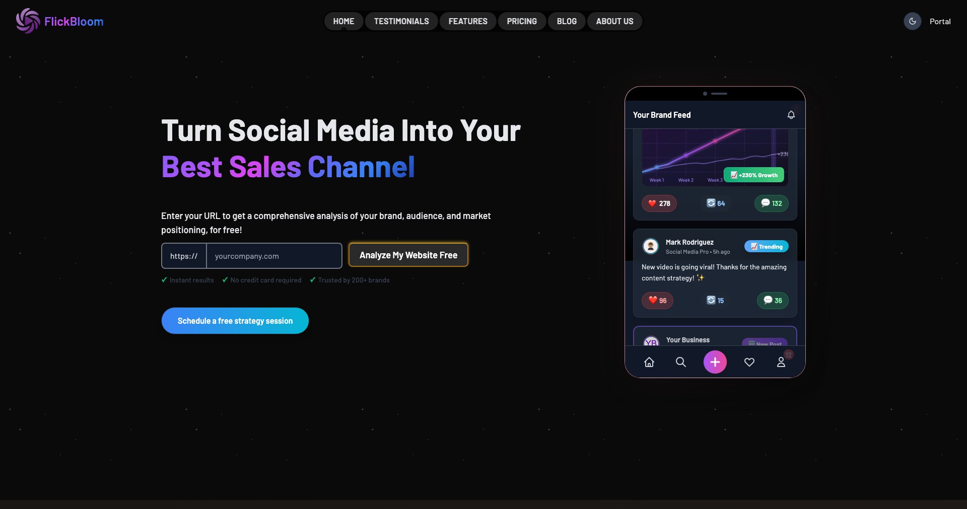 FlickBloom Screenshot