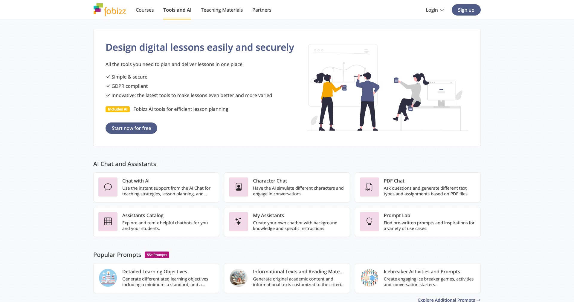 Fobizz Screenshot