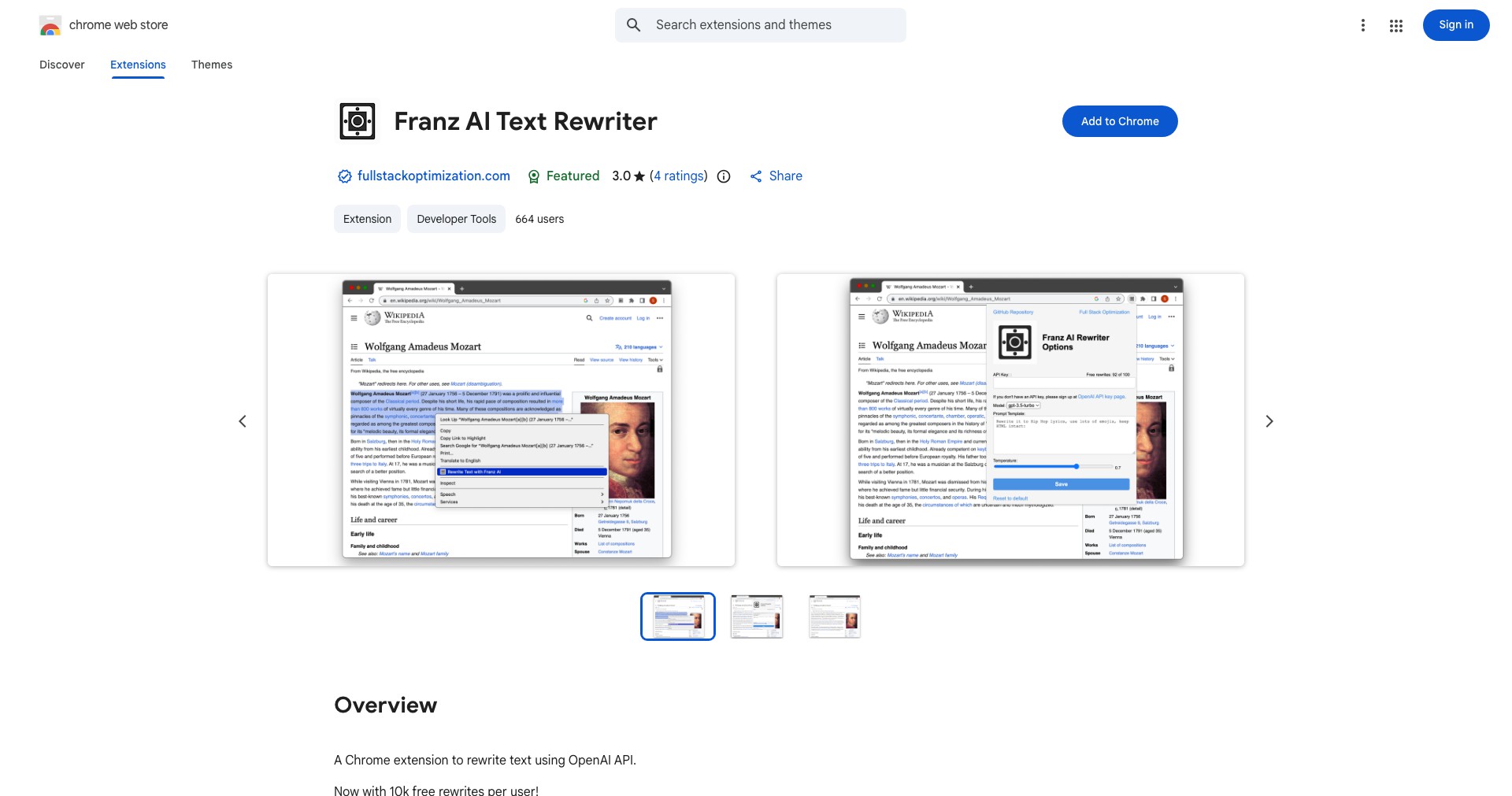 Franz AI Screenshot