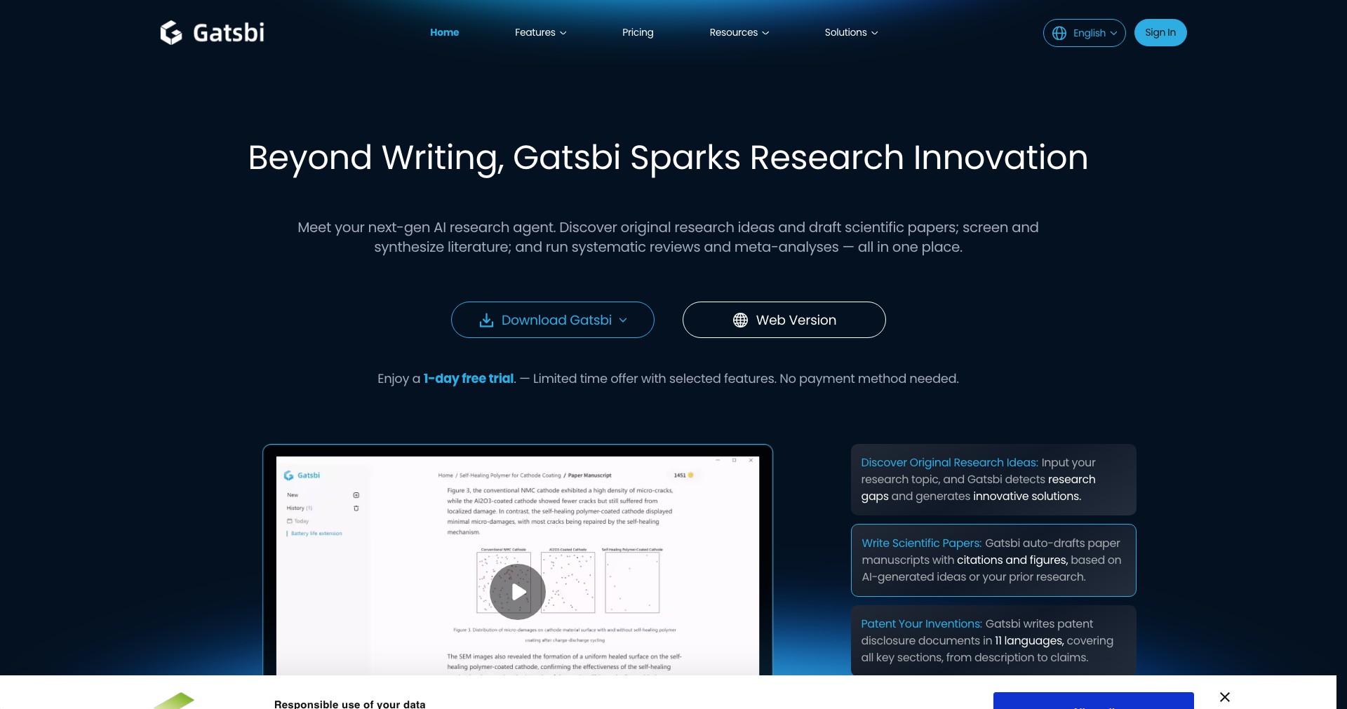 Gatsbi Screenshot