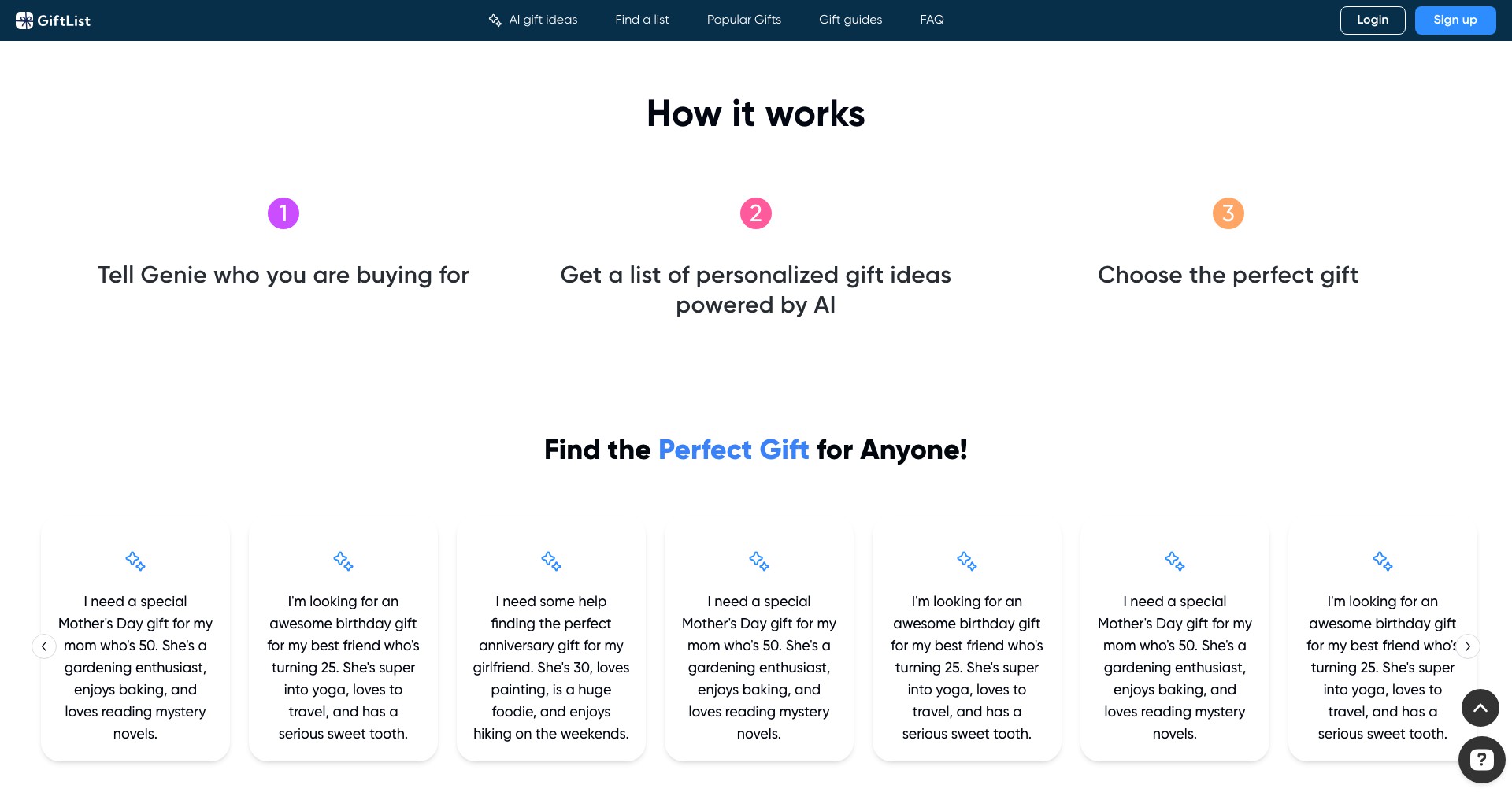 GiftList Genie Screenshot