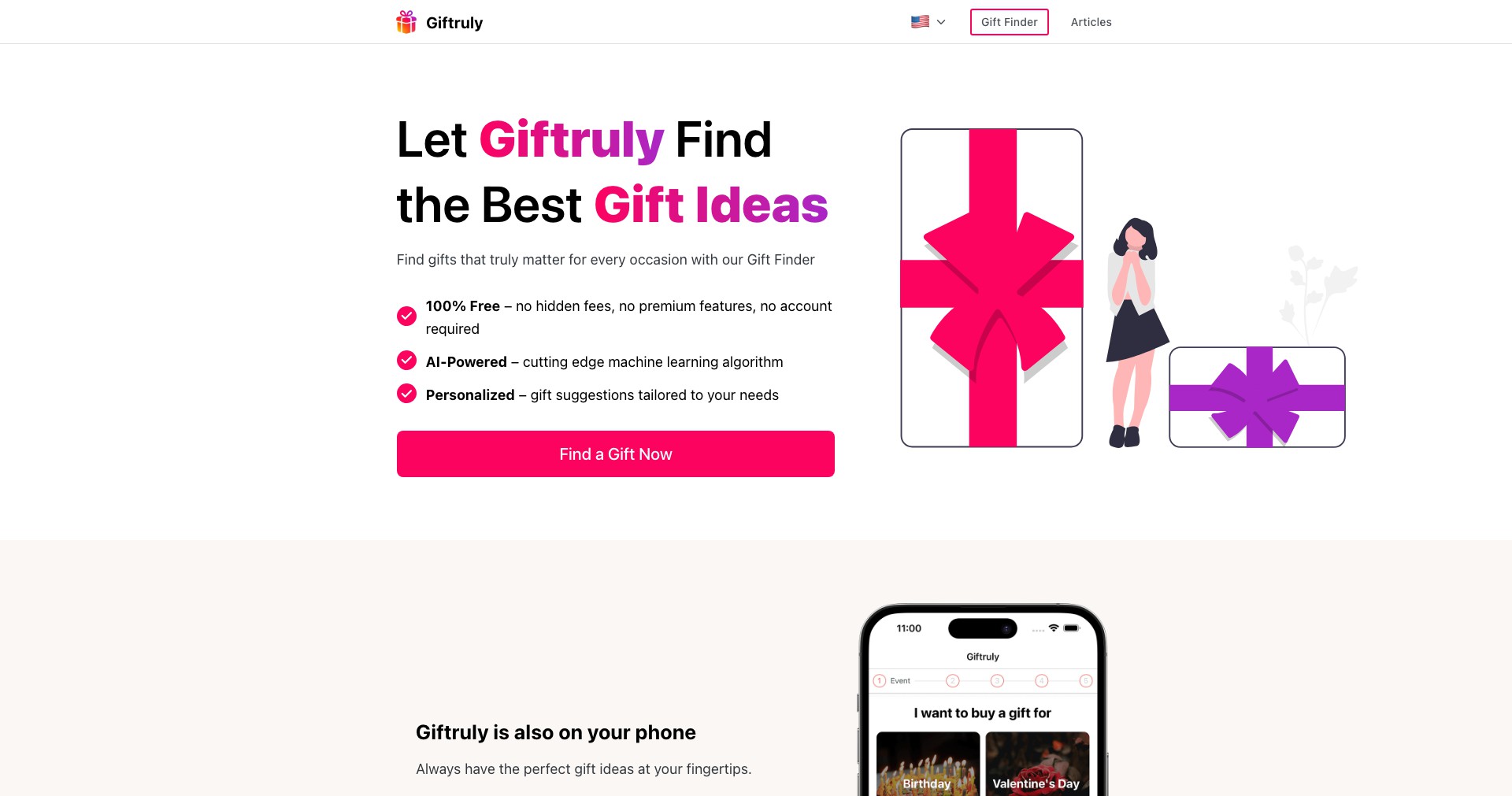 Giftruly Screenshot