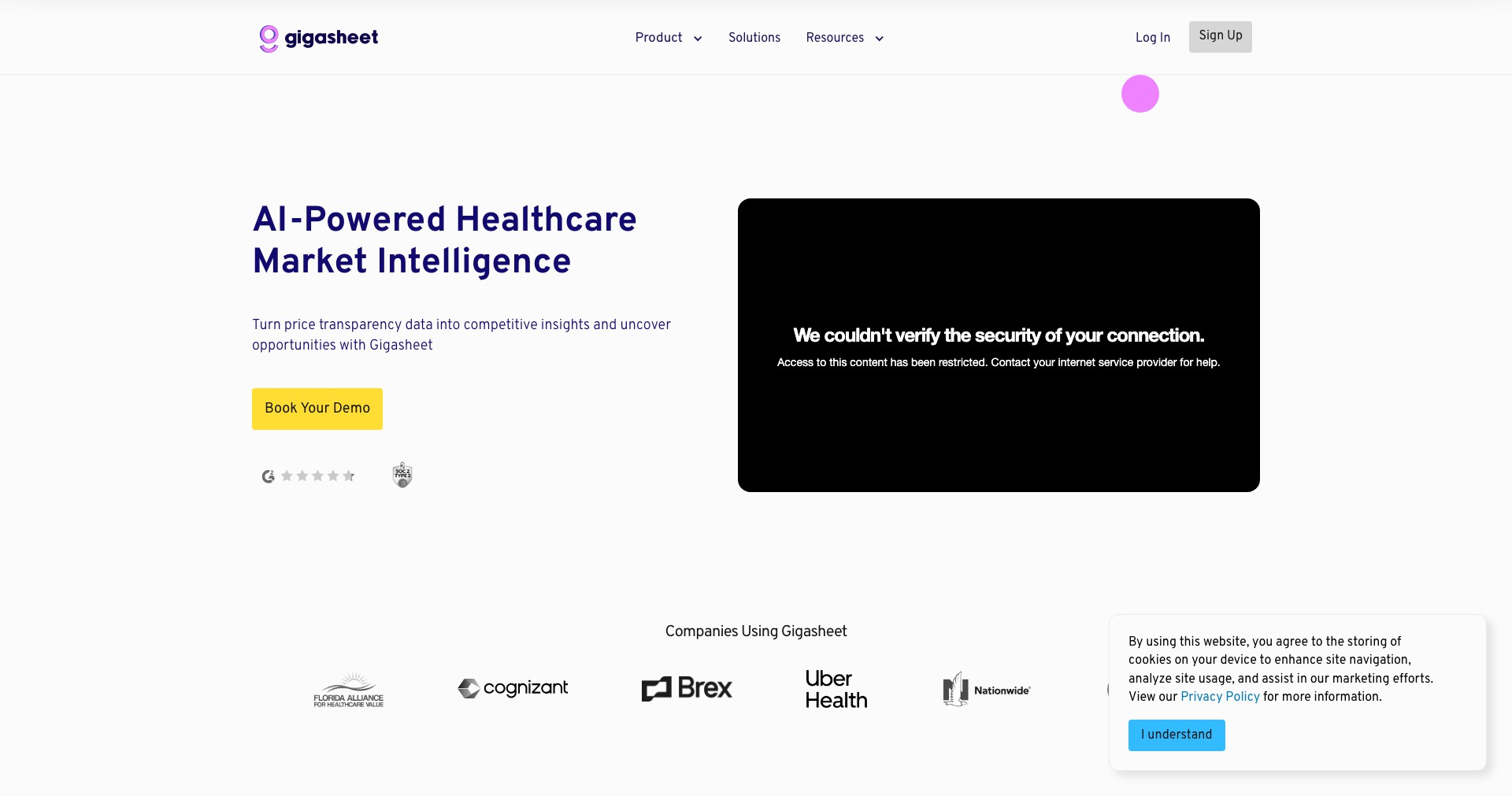 Gigasheet Screenshot
