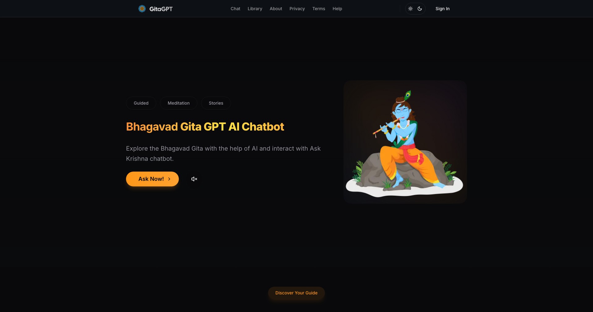 GitaGPT Screenshot