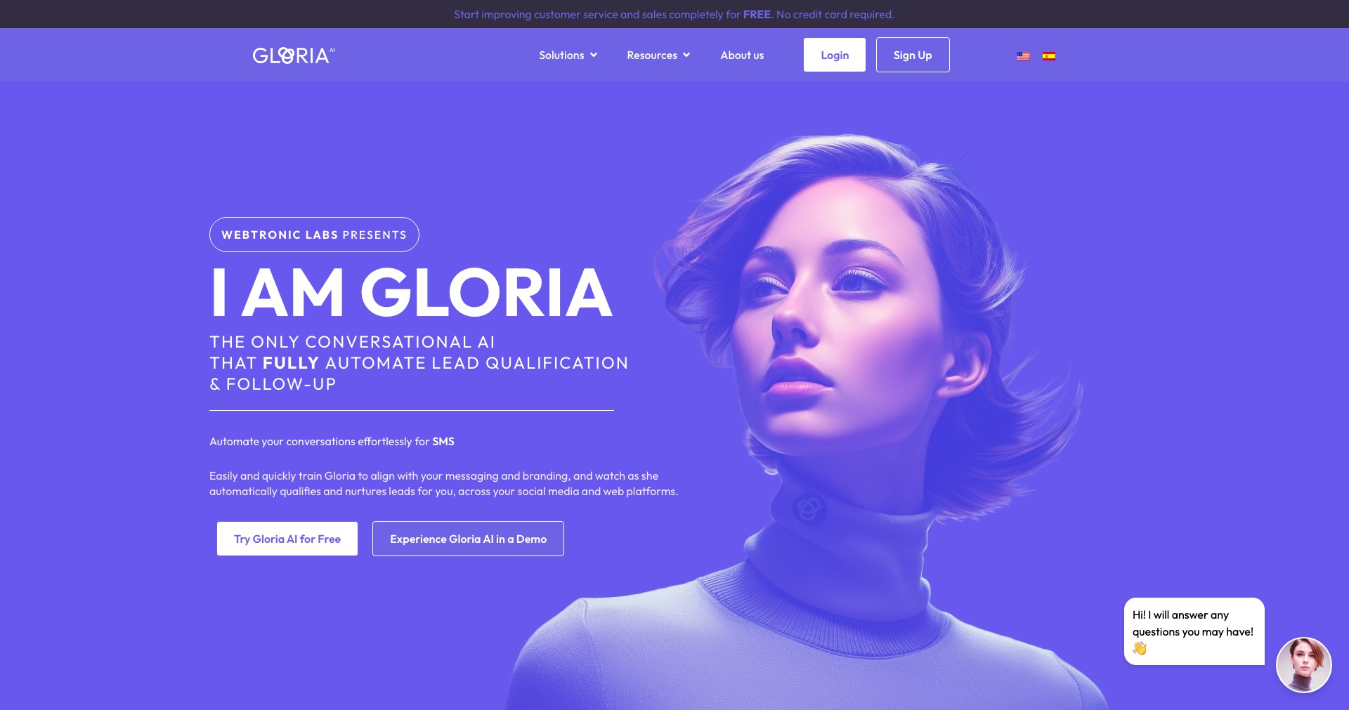 Gloria AI Screenshot