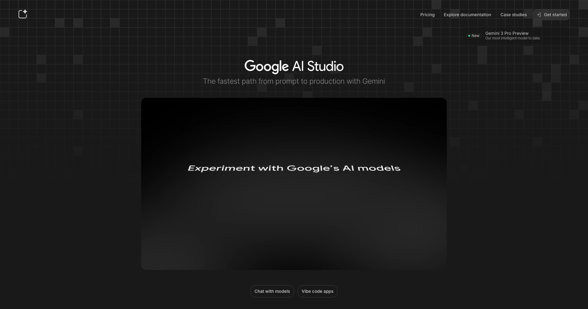 Google AI Studio Screenshot
