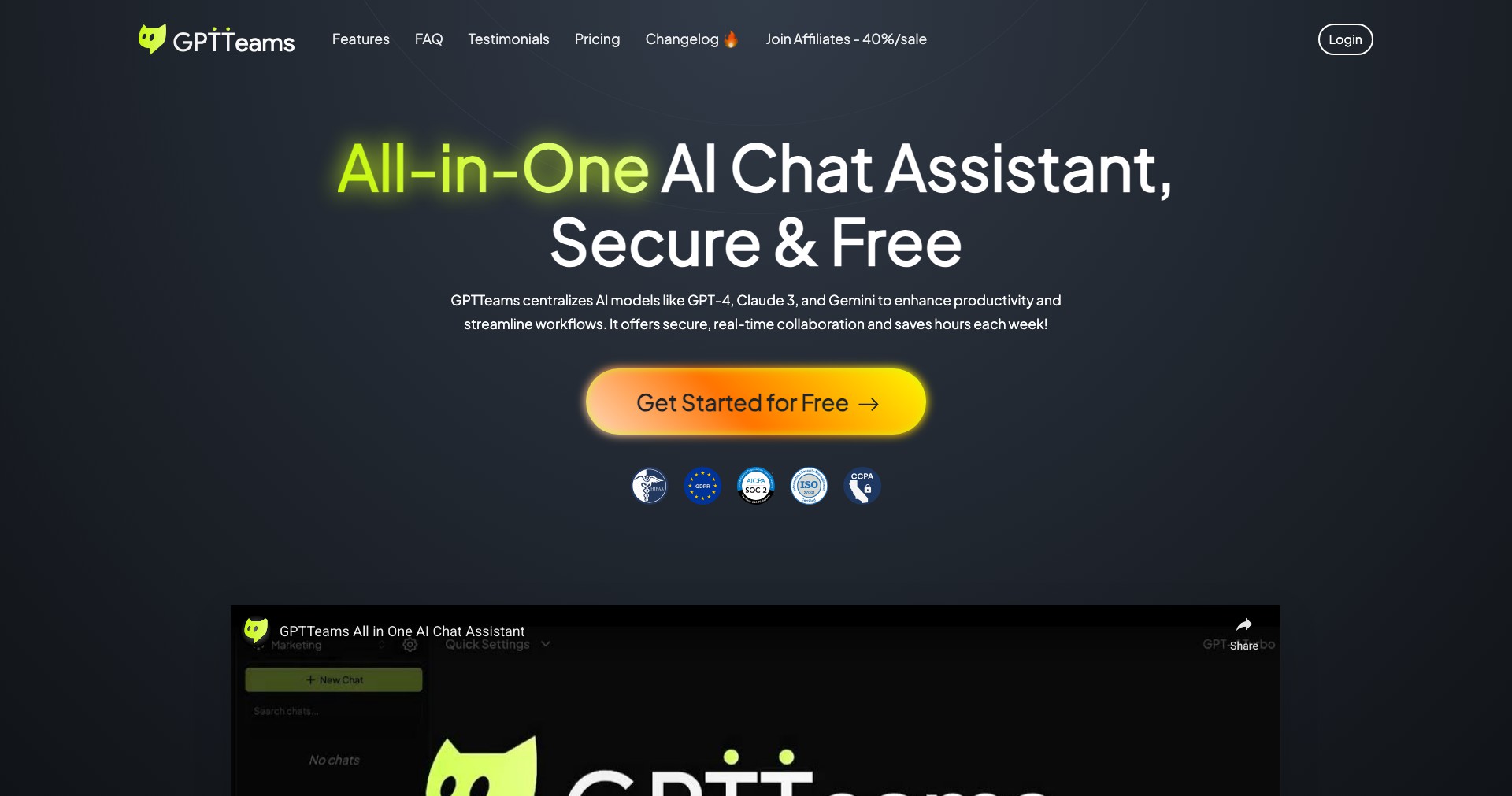 GPTTeams Screenshot