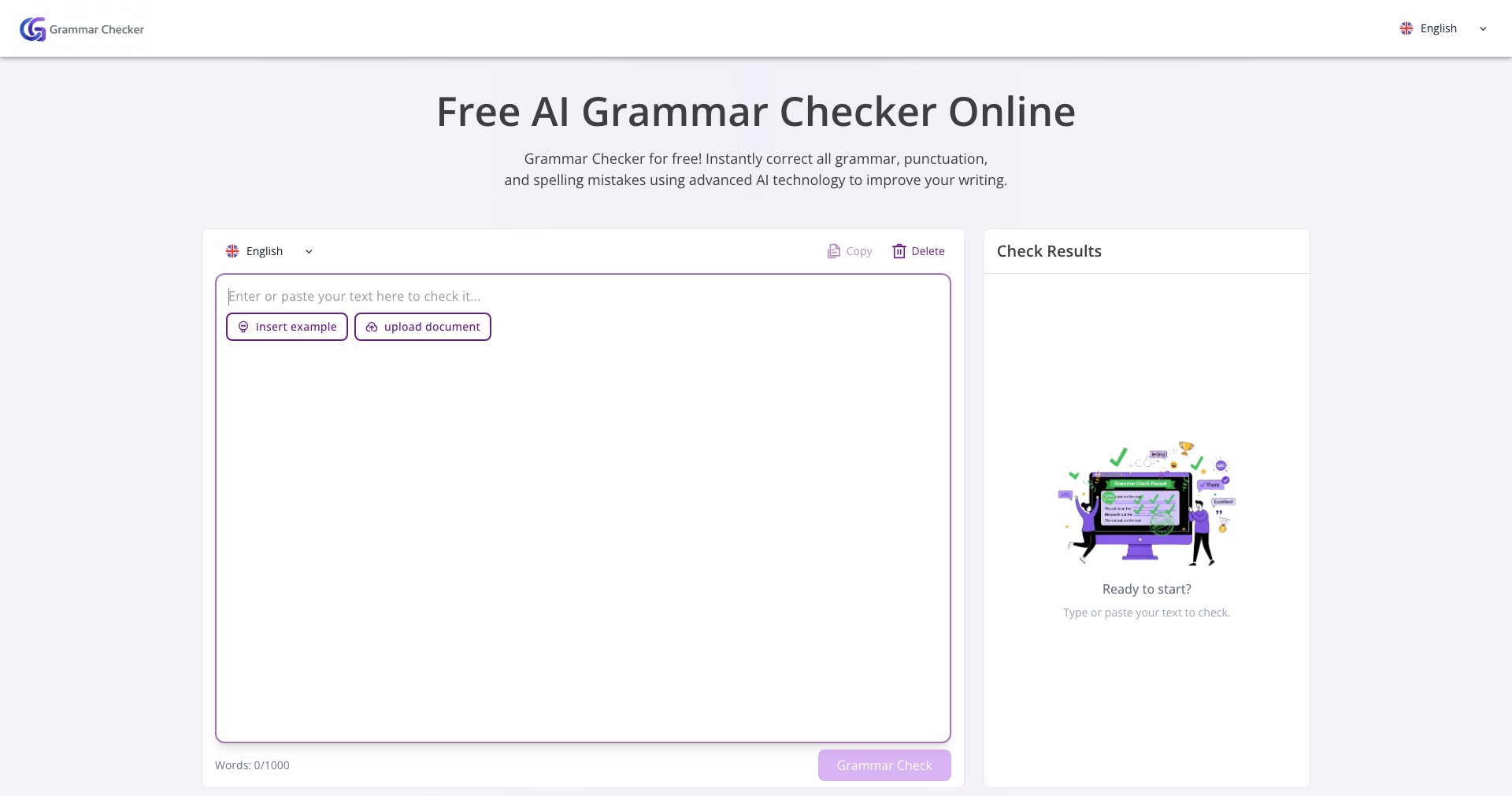 Grammar Checker.cc Screenshot