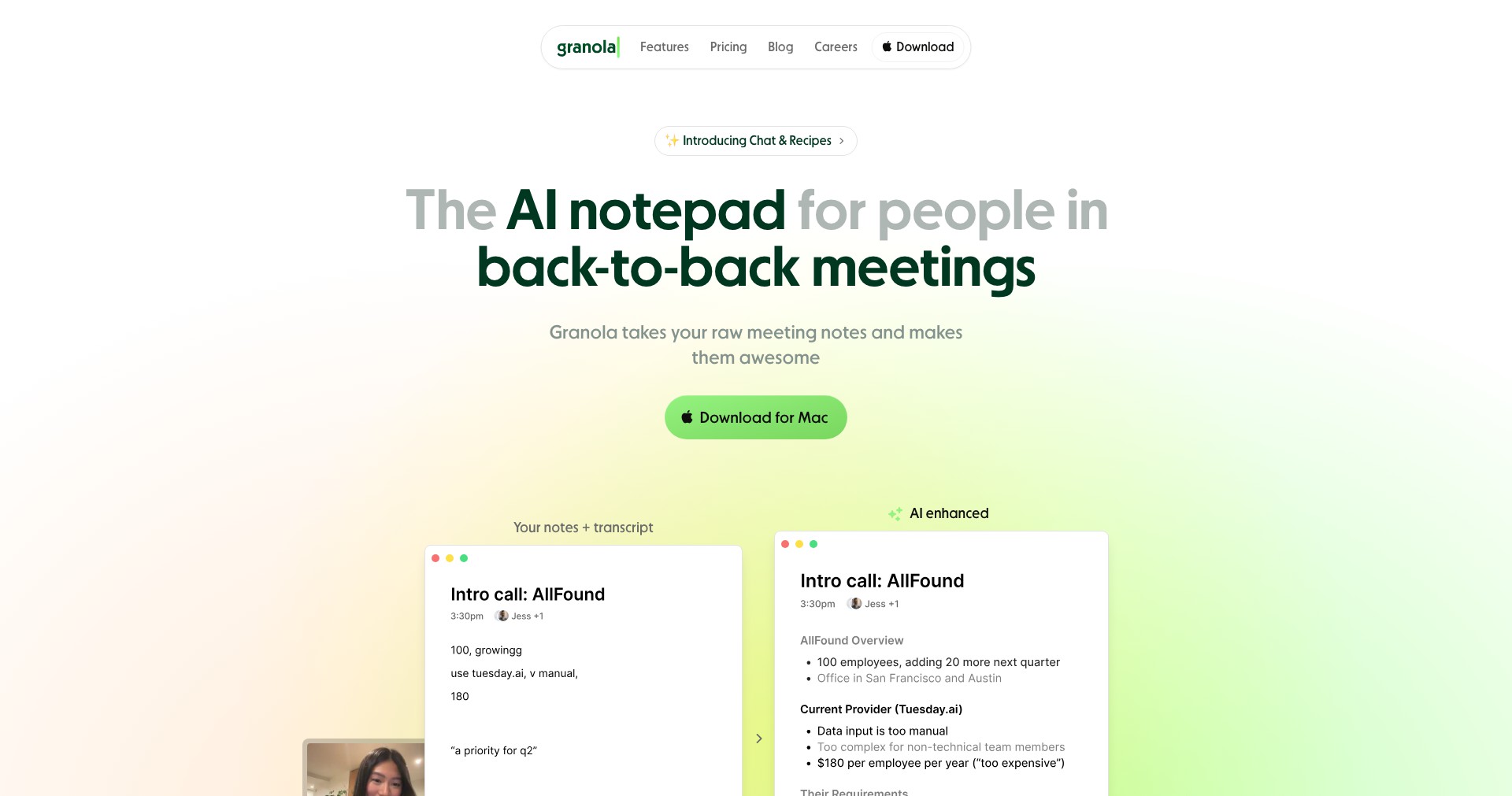 Granola Screenshot