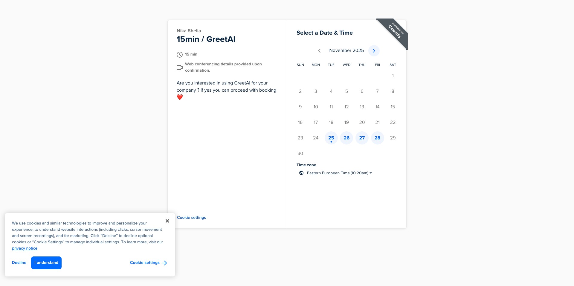 Greetai.co Screenshot