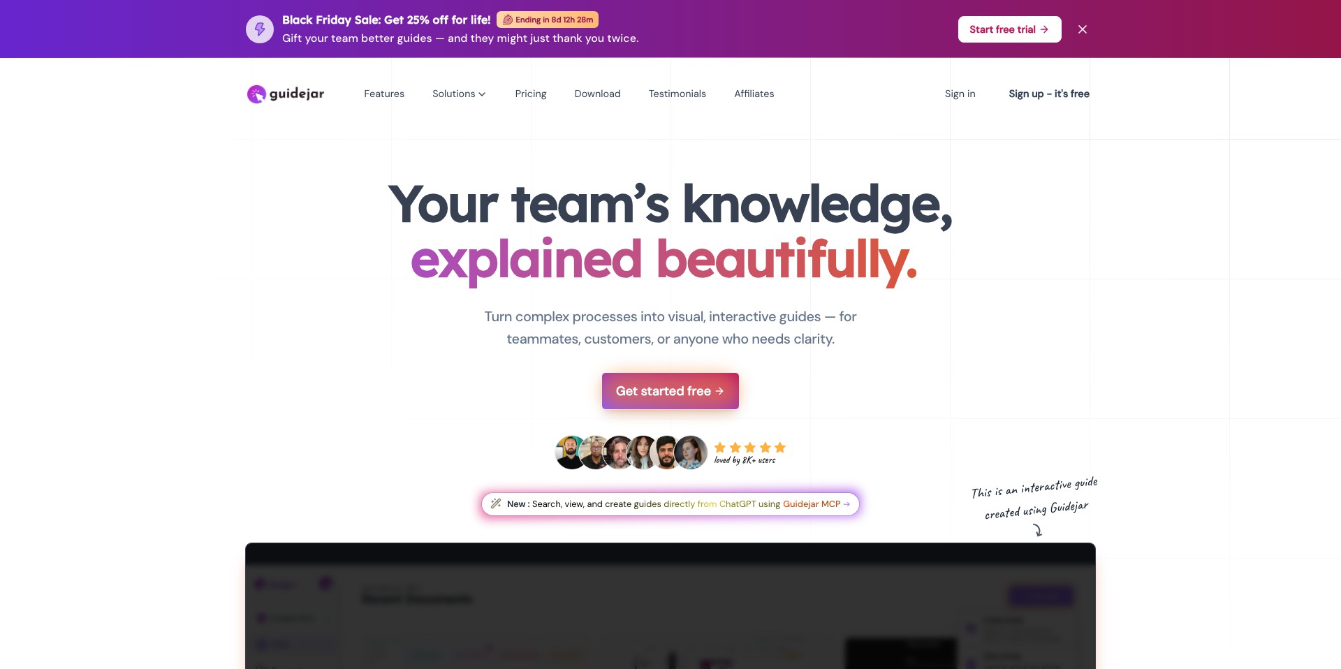 Guidejar Screenshot
