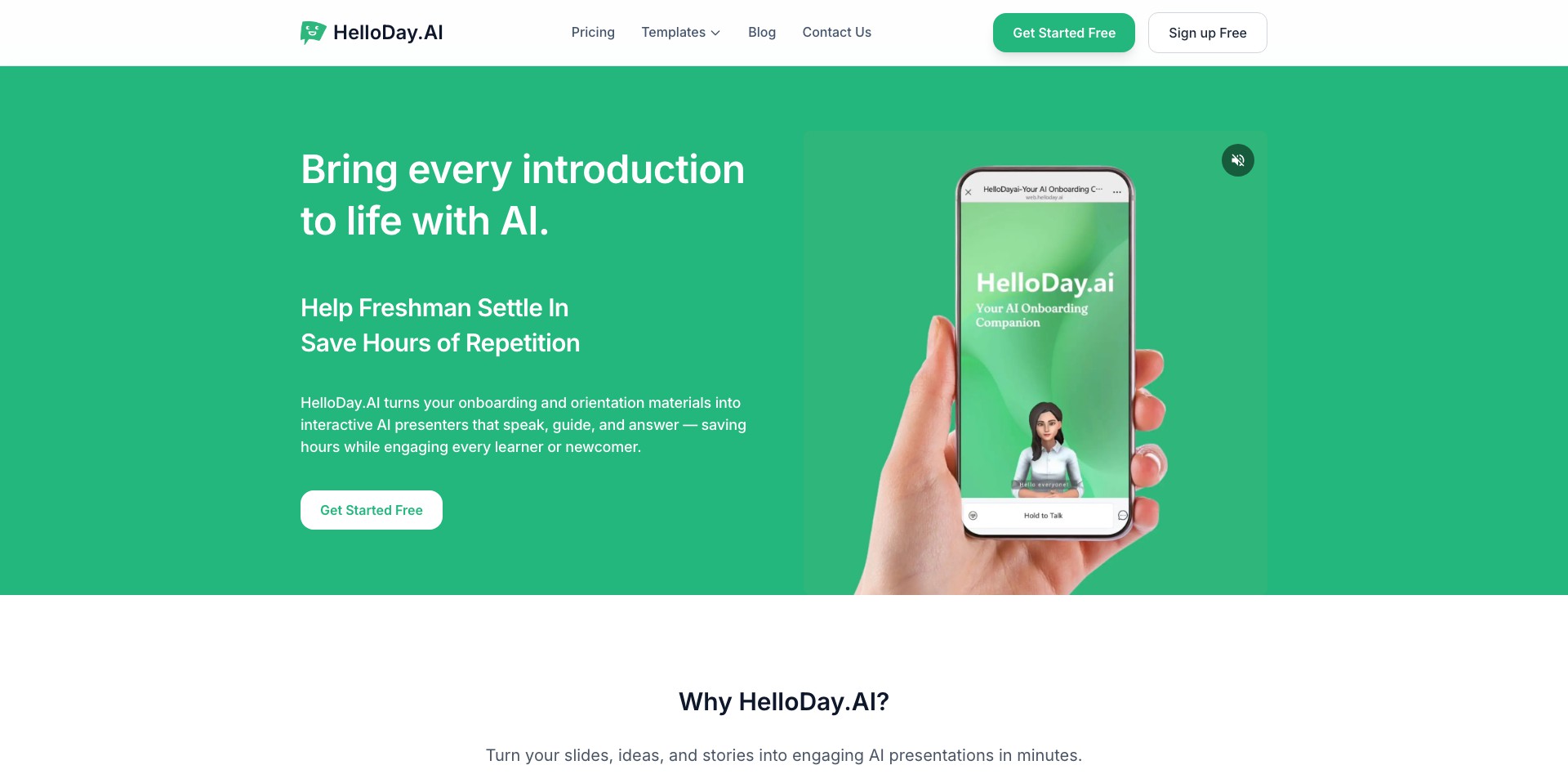 HelloDay.ai Screenshot