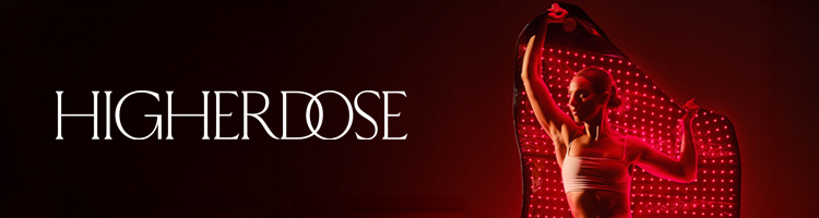 HigherDose Full Body Red Light Mat banner