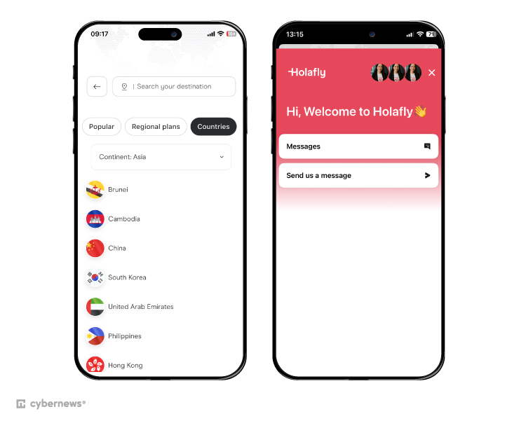 holafly interface cambodia