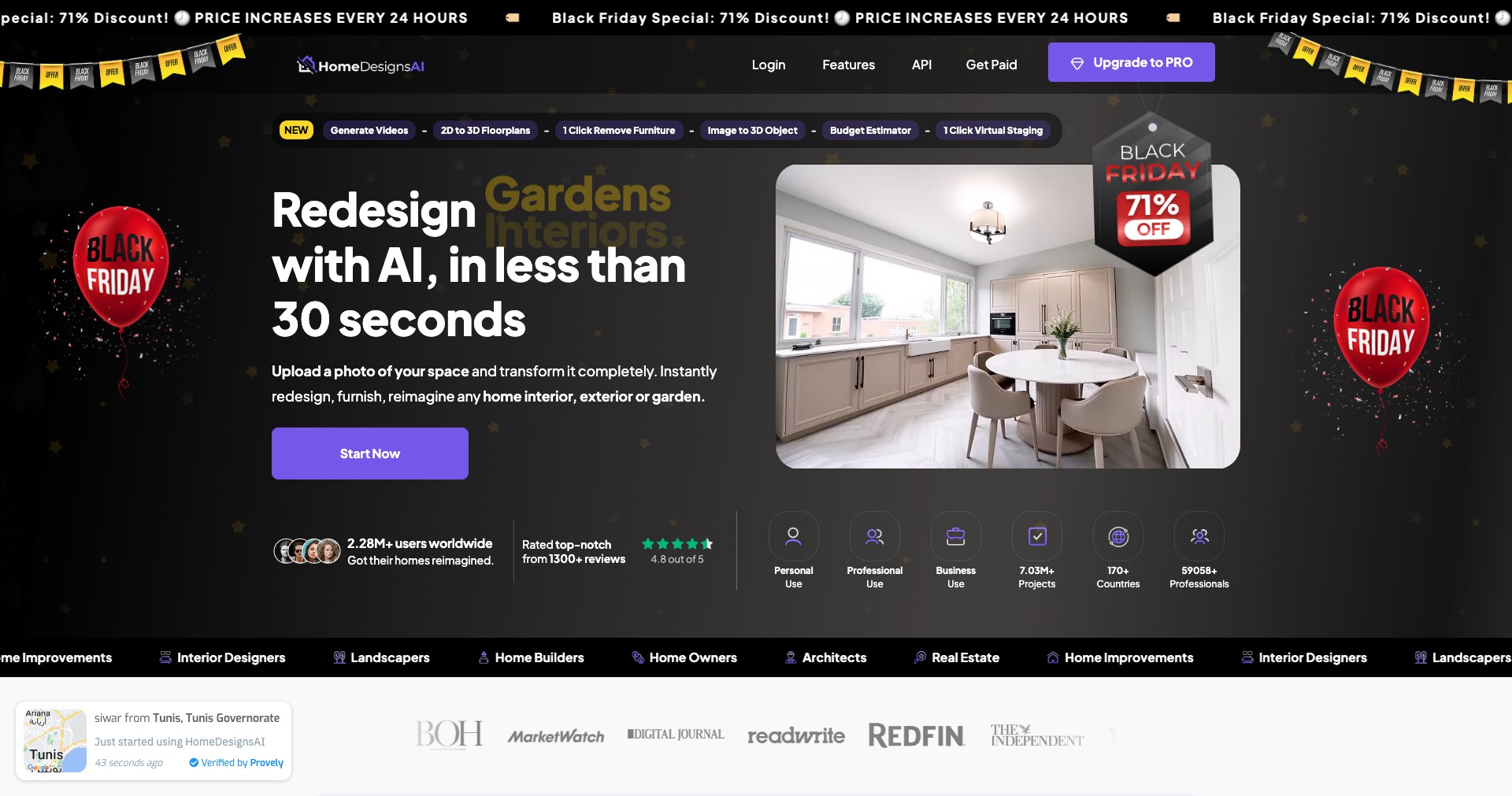 HomeDesignsAI Screenshot