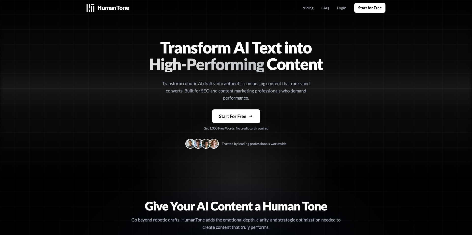 Human Tone Screenshot