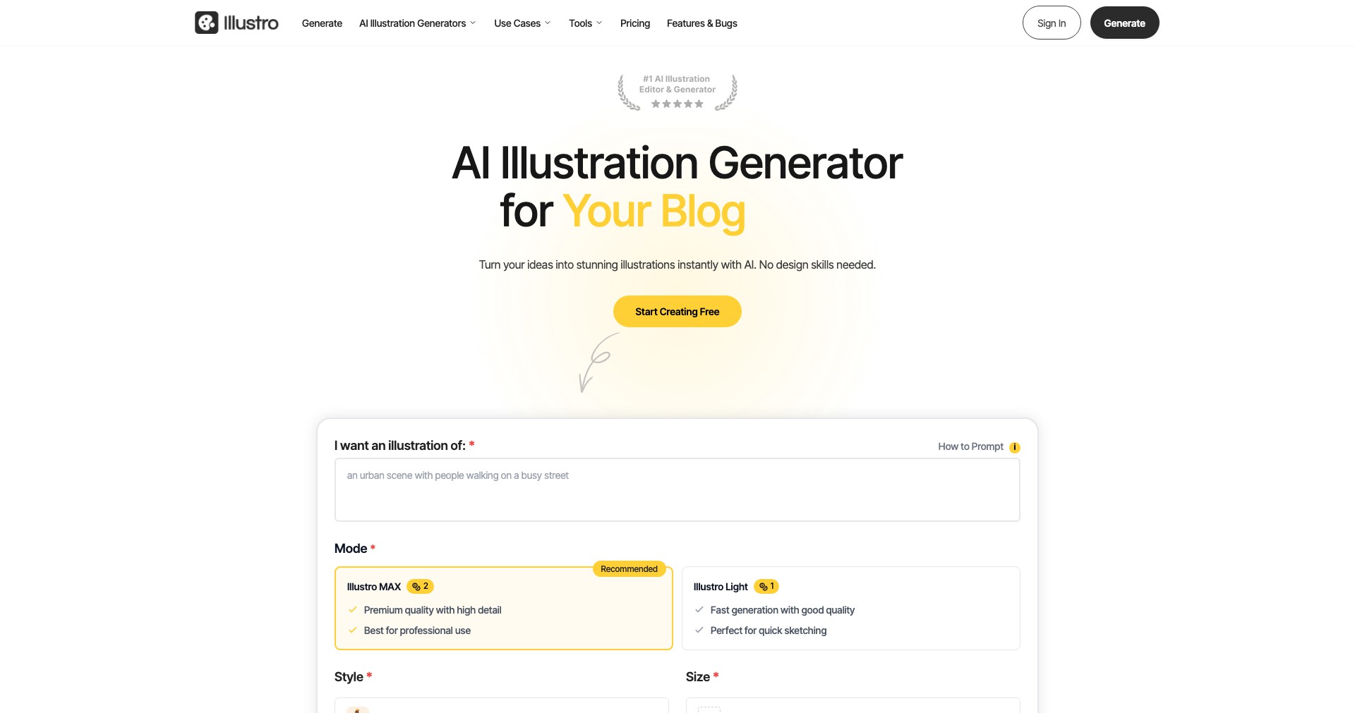 Illustro Screenshot