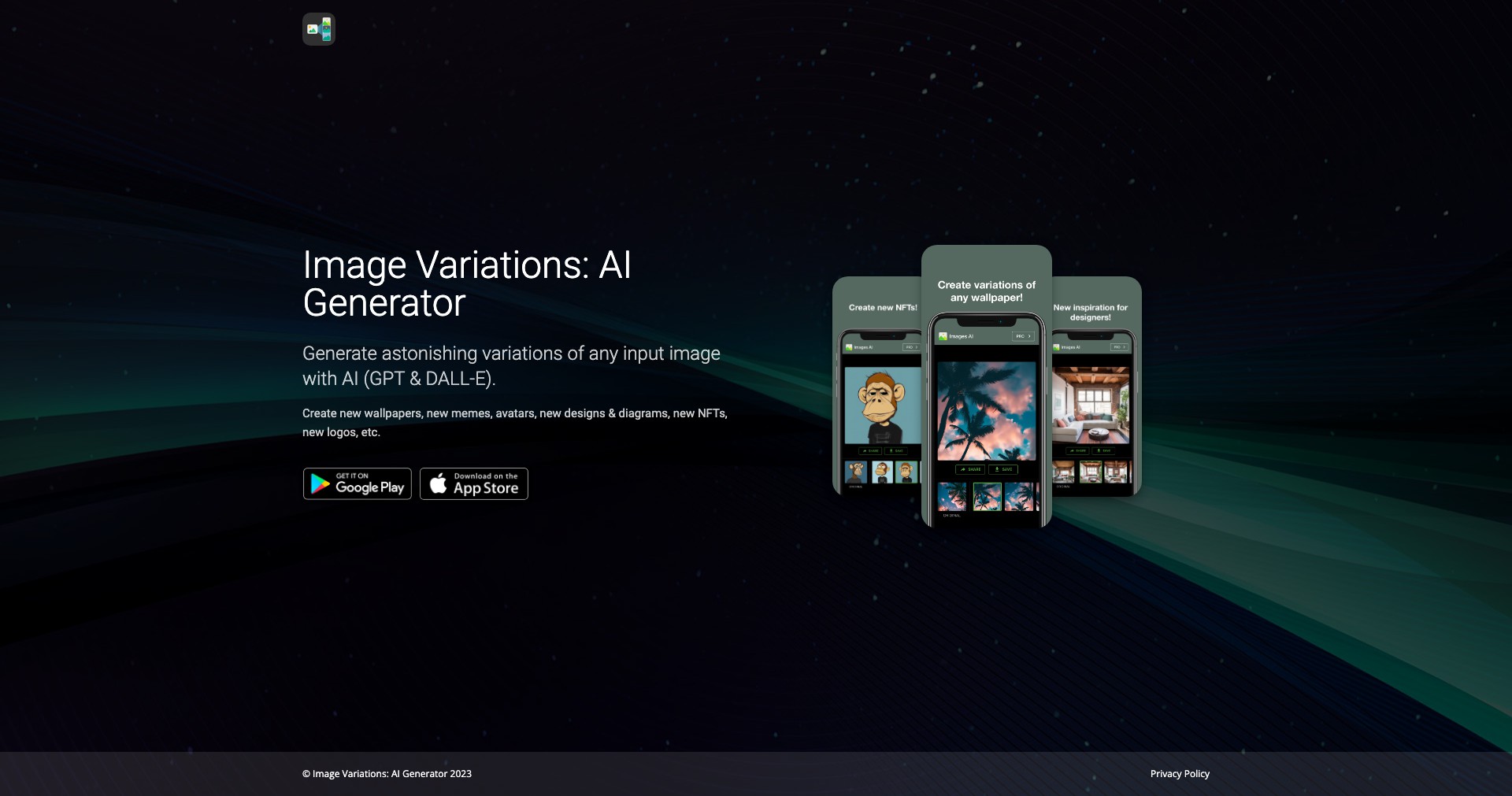 Image Variations Screenshot