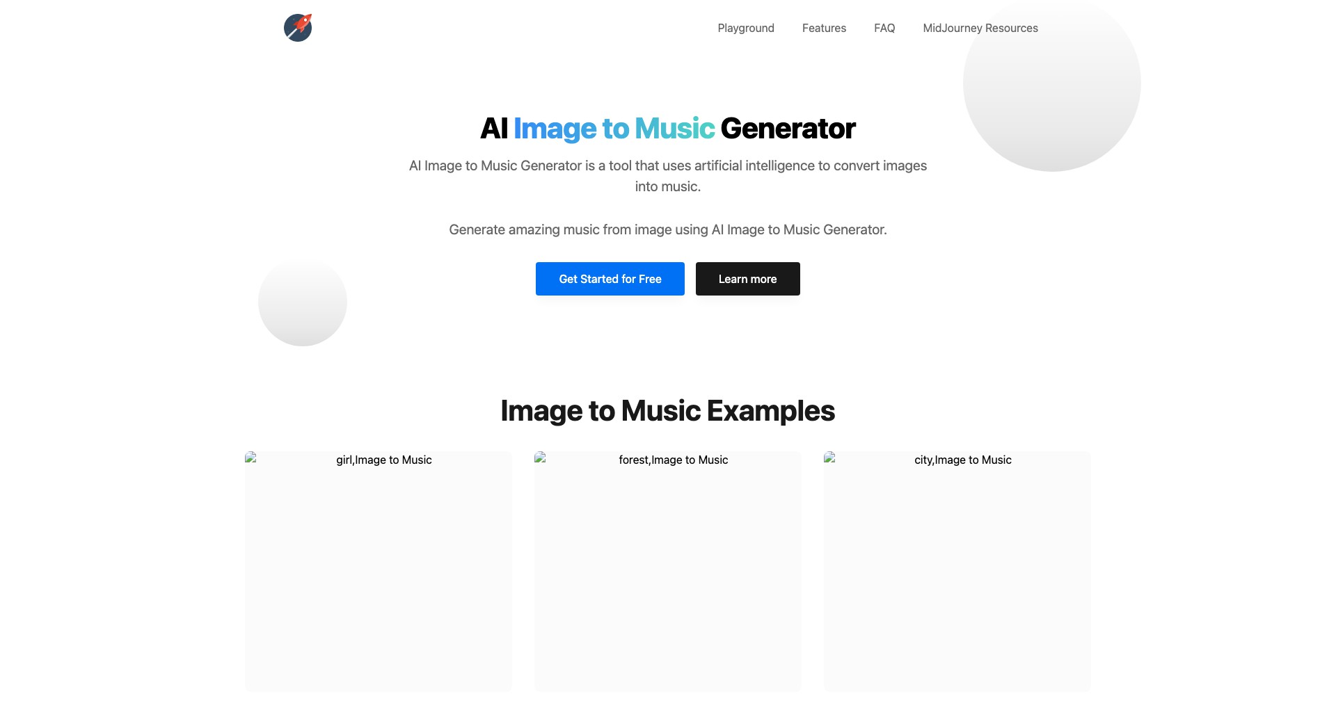 ImageToMusic Screenshot