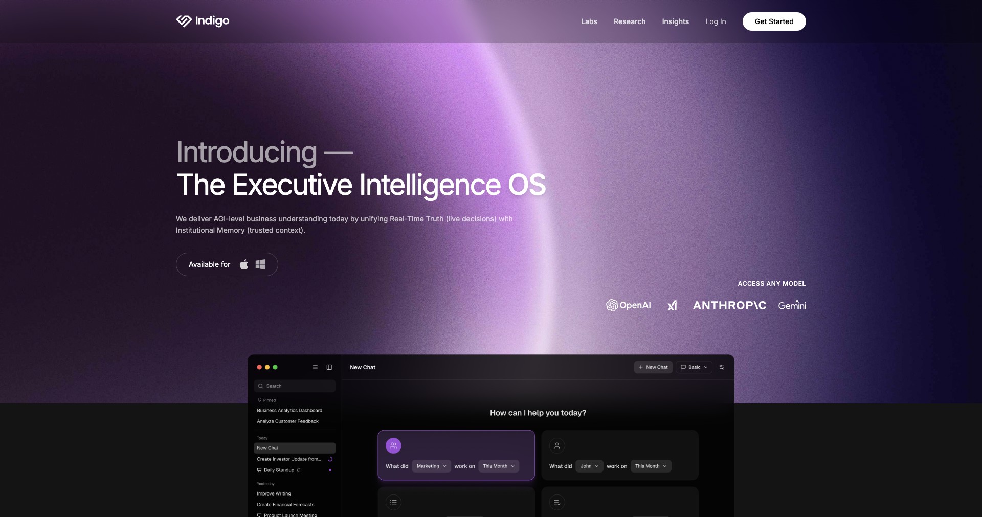 Indigo Screenshot