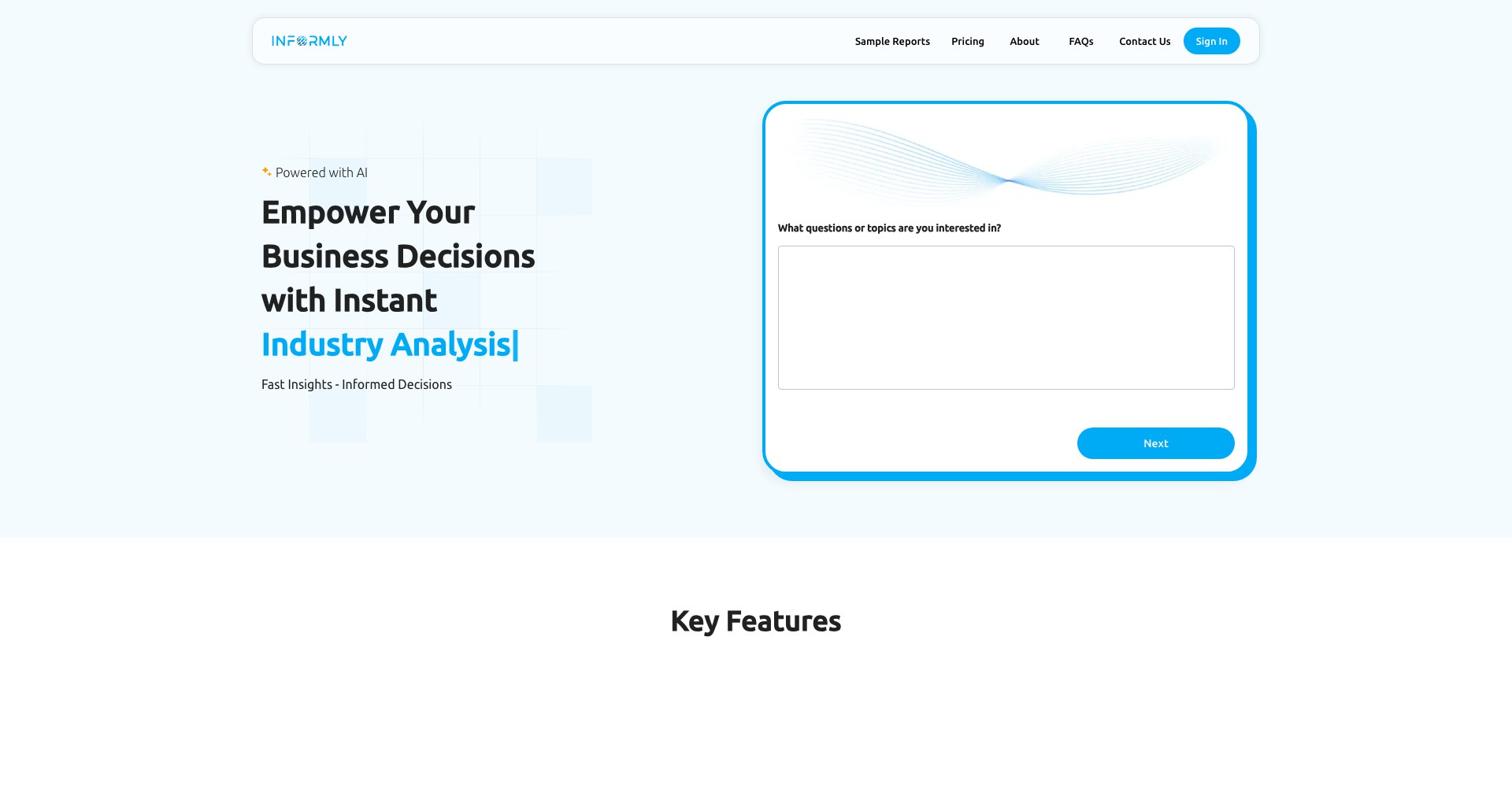 Informly Screenshot