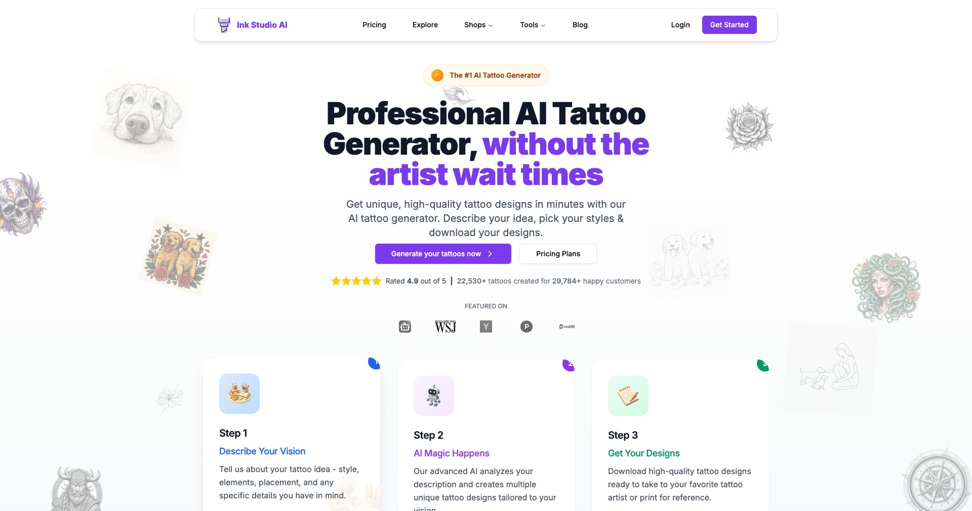 Ink Studio AI Screenshot