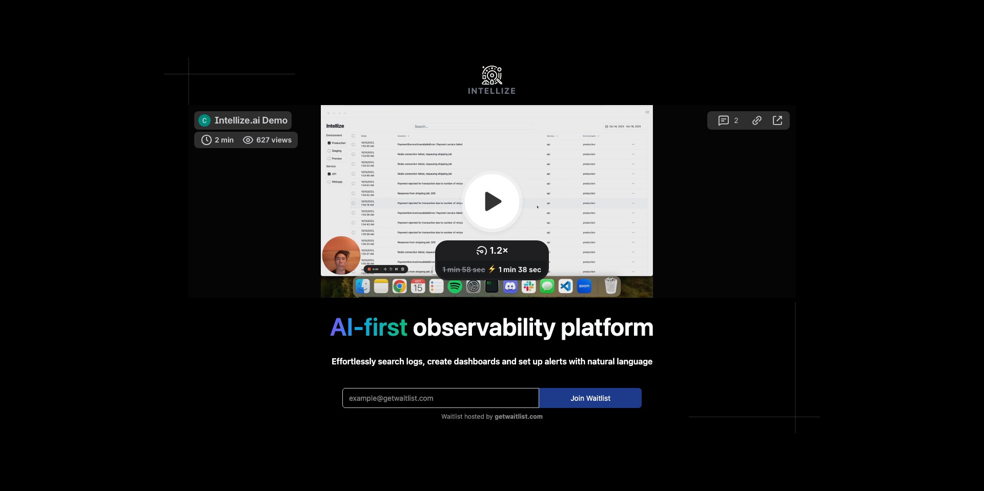 Intellize Screenshot