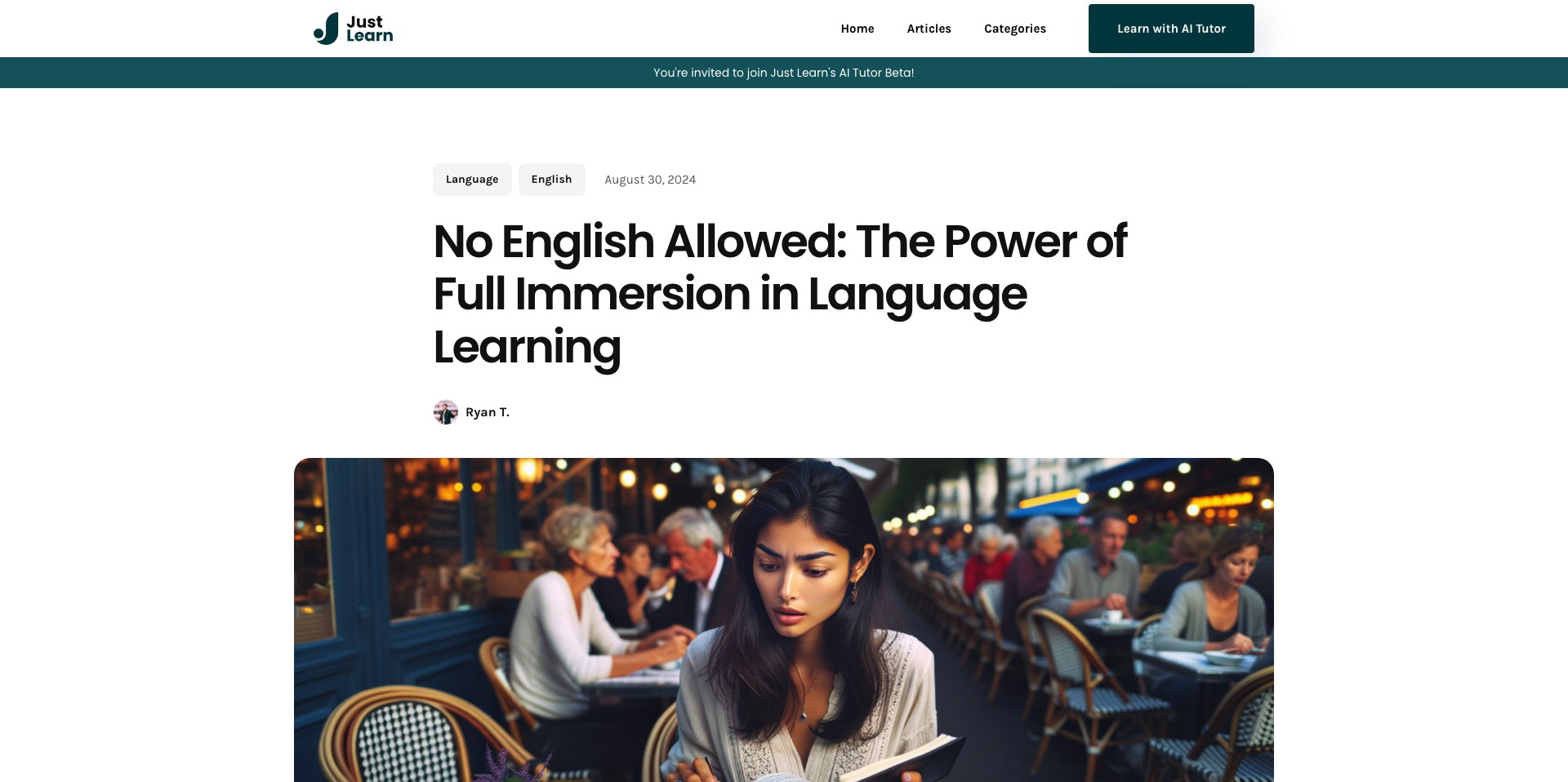 Justlearn Screenshot
