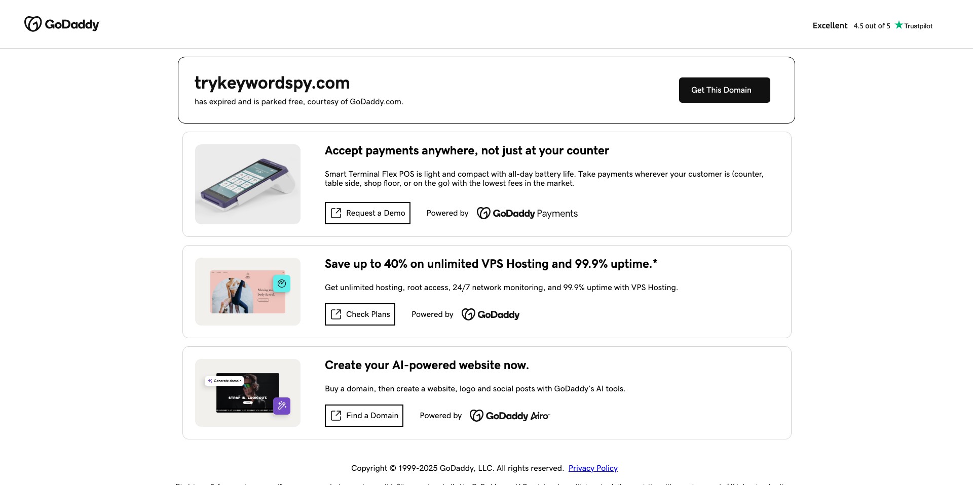 KeywordSpy Screenshot